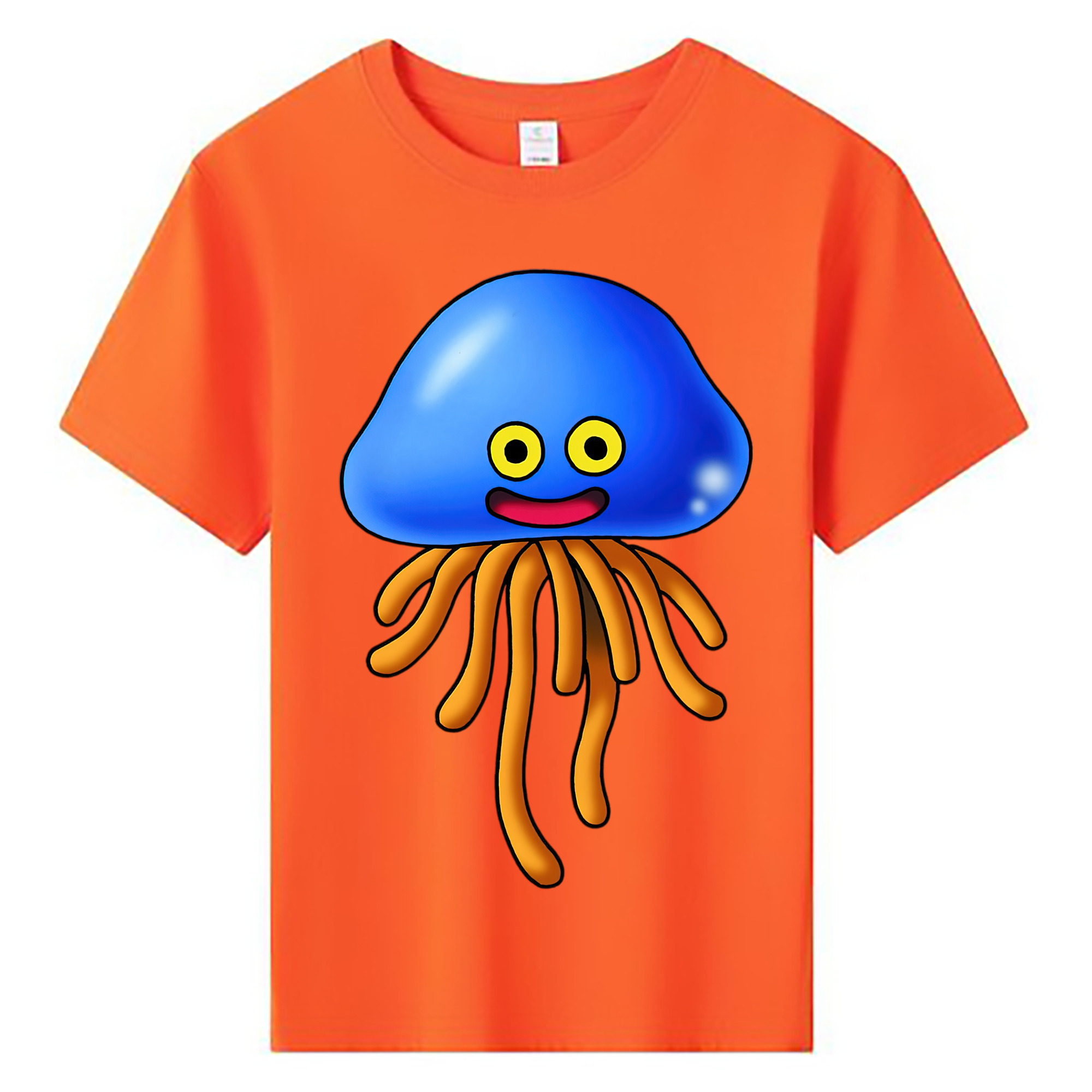 （画像用） ドラゴンクエスト Doragon Kuesuto Dragon Quest 綿100％キッズTシャツ（フロントプリント）