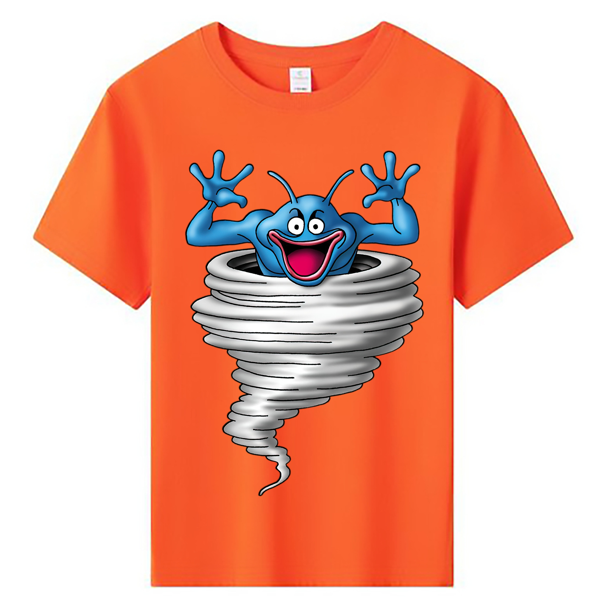 （画像用） ドラゴンクエスト Doragon Kuesuto Dragon Quest 綿100％キッズTシャツ（フロントプリント）