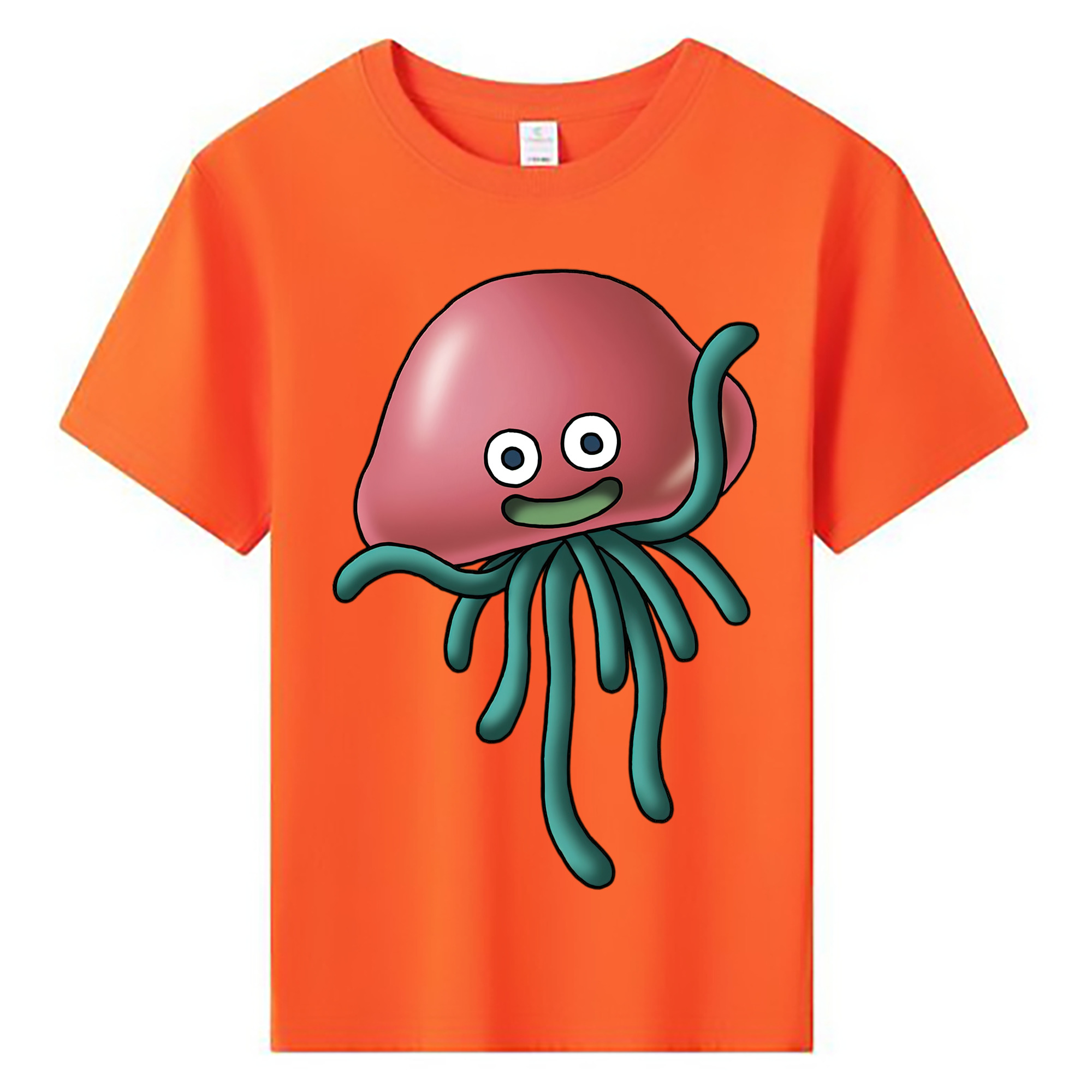 （画像用） ドラゴンクエスト Doragon Kuesuto Dragon Quest 綿100％キッズTシャツ（フロントプリント）