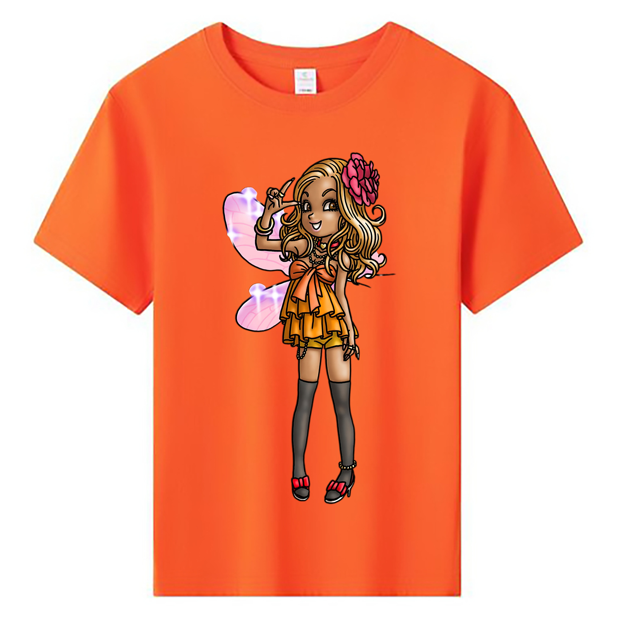 （画像用） ドラゴンクエスト Doragon Kuesuto Dragon Quest 綿100％キッズTシャツ（フロントプリント）