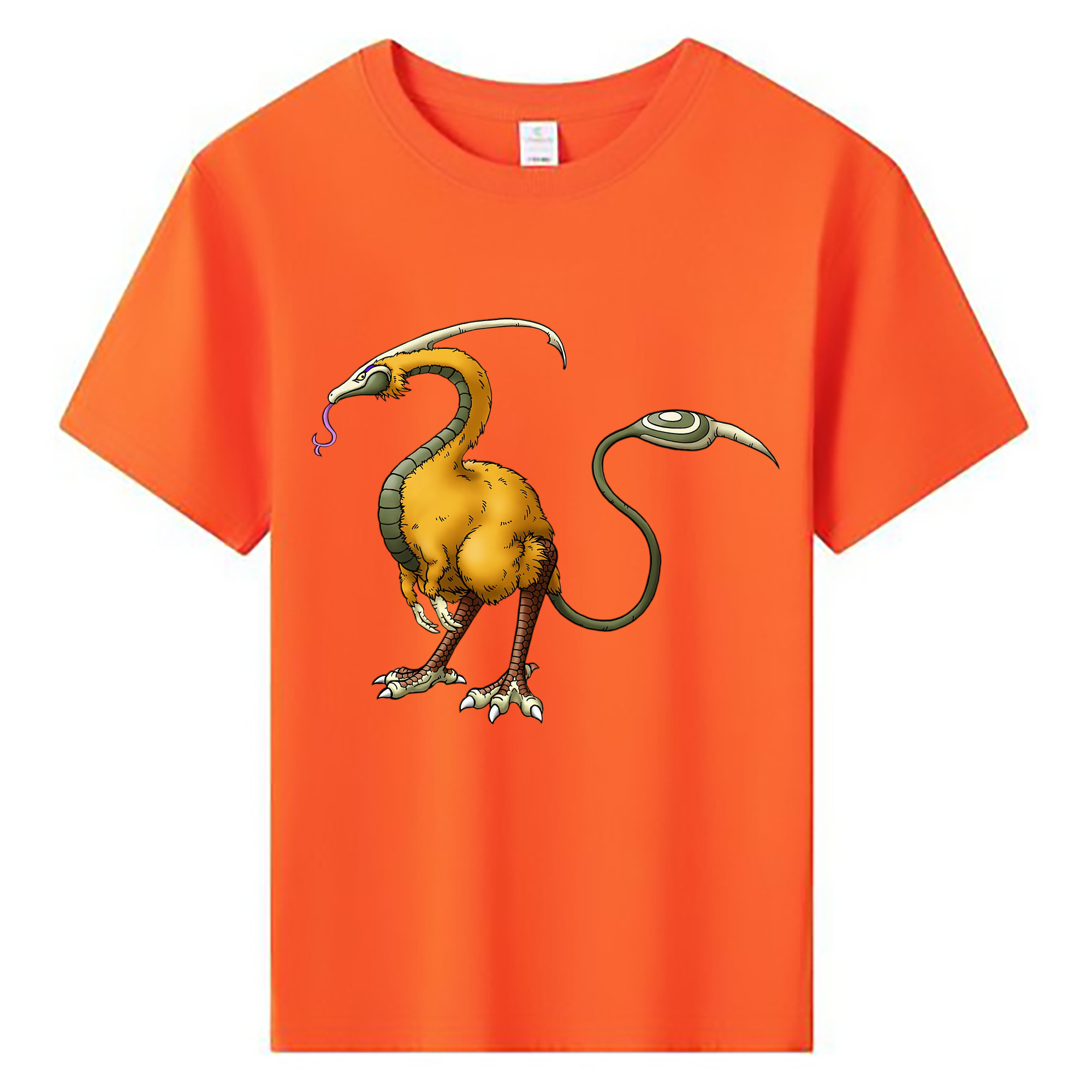 （画像用） ドラゴンクエスト Doragon Kuesuto Dragon Quest 綿100％キッズTシャツ（フロントプリント）