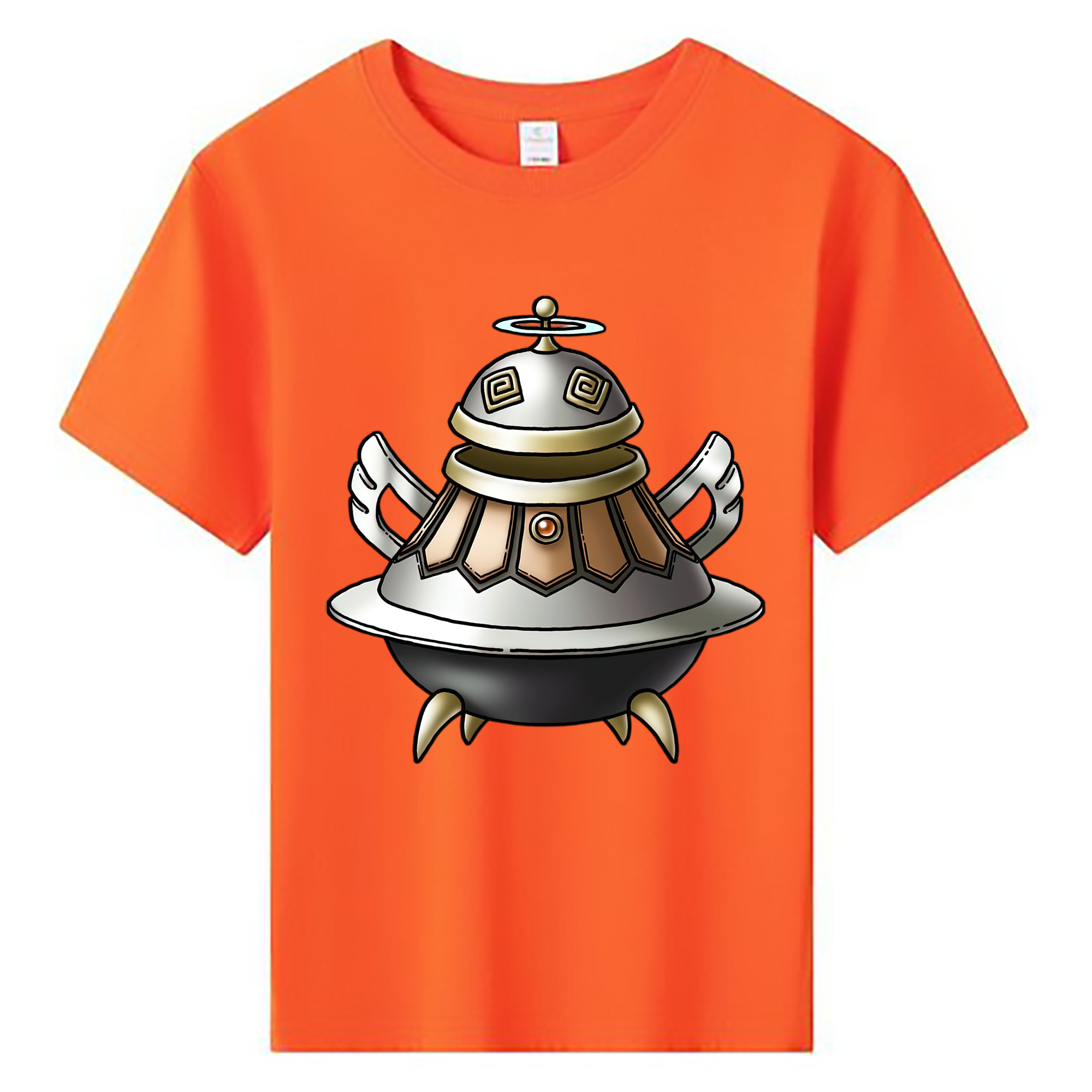 （画像用） ドラゴンクエスト Doragon Kuesuto Dragon Quest 綿100％キッズTシャツ（フロントプリント）