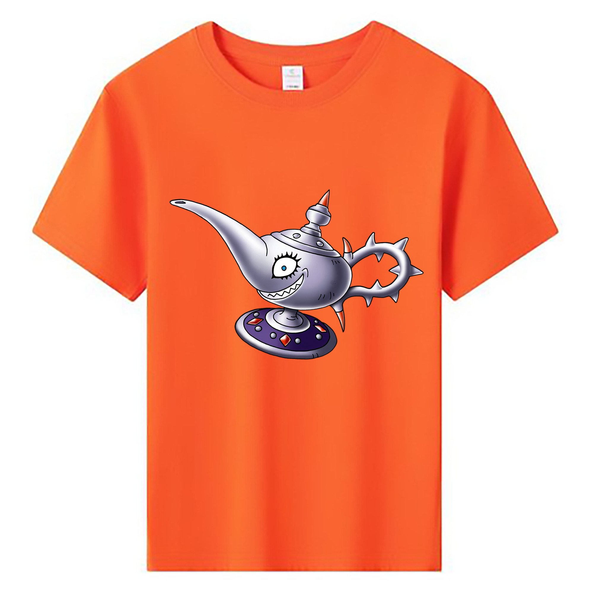 （画像用） ドラゴンクエスト Doragon Kuesuto Dragon Quest 綿100％キッズTシャツ（フロントプリント）