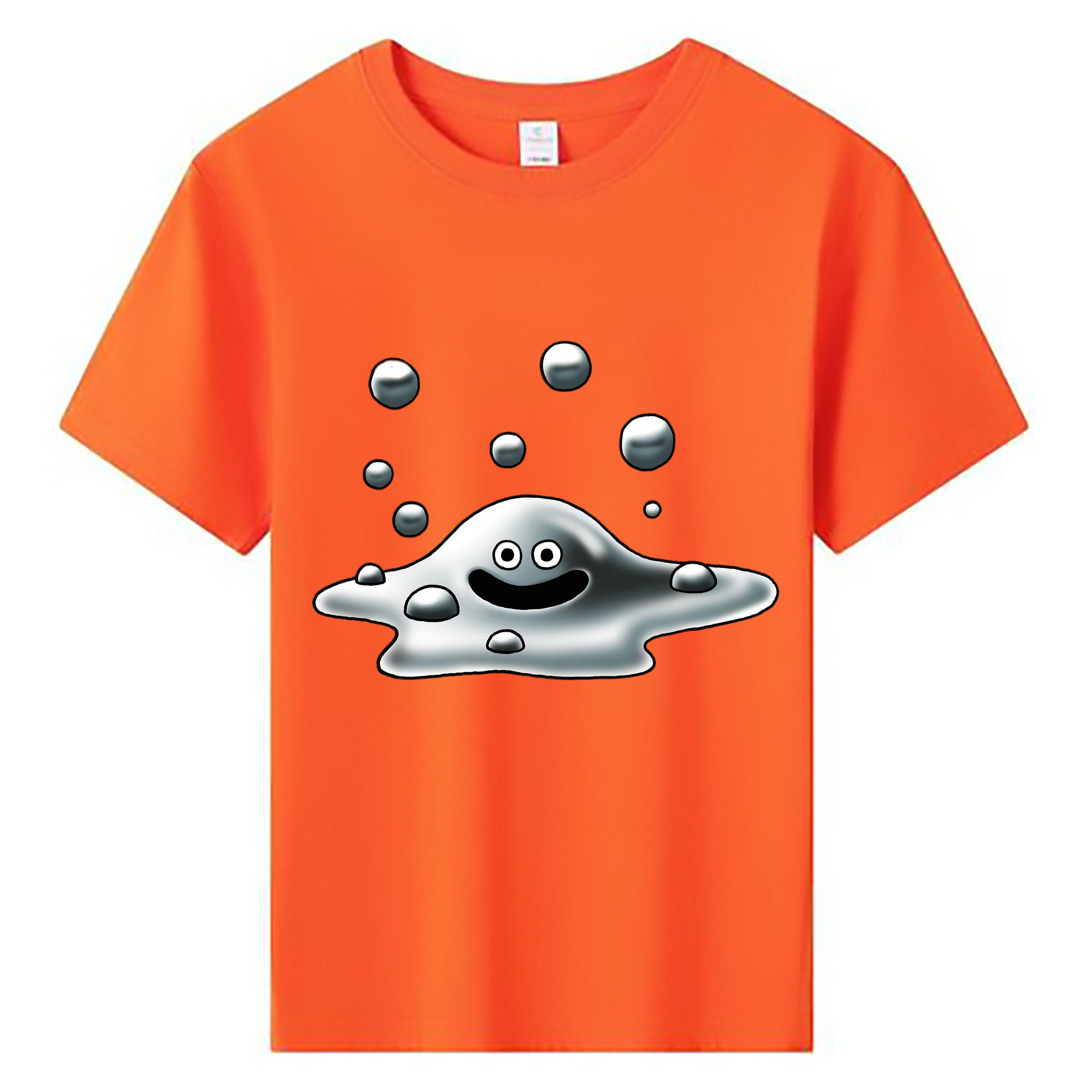 （画像用） ドラゴンクエスト Doragon Kuesuto Dragon Quest 綿100％キッズTシャツ（フロントプリント）