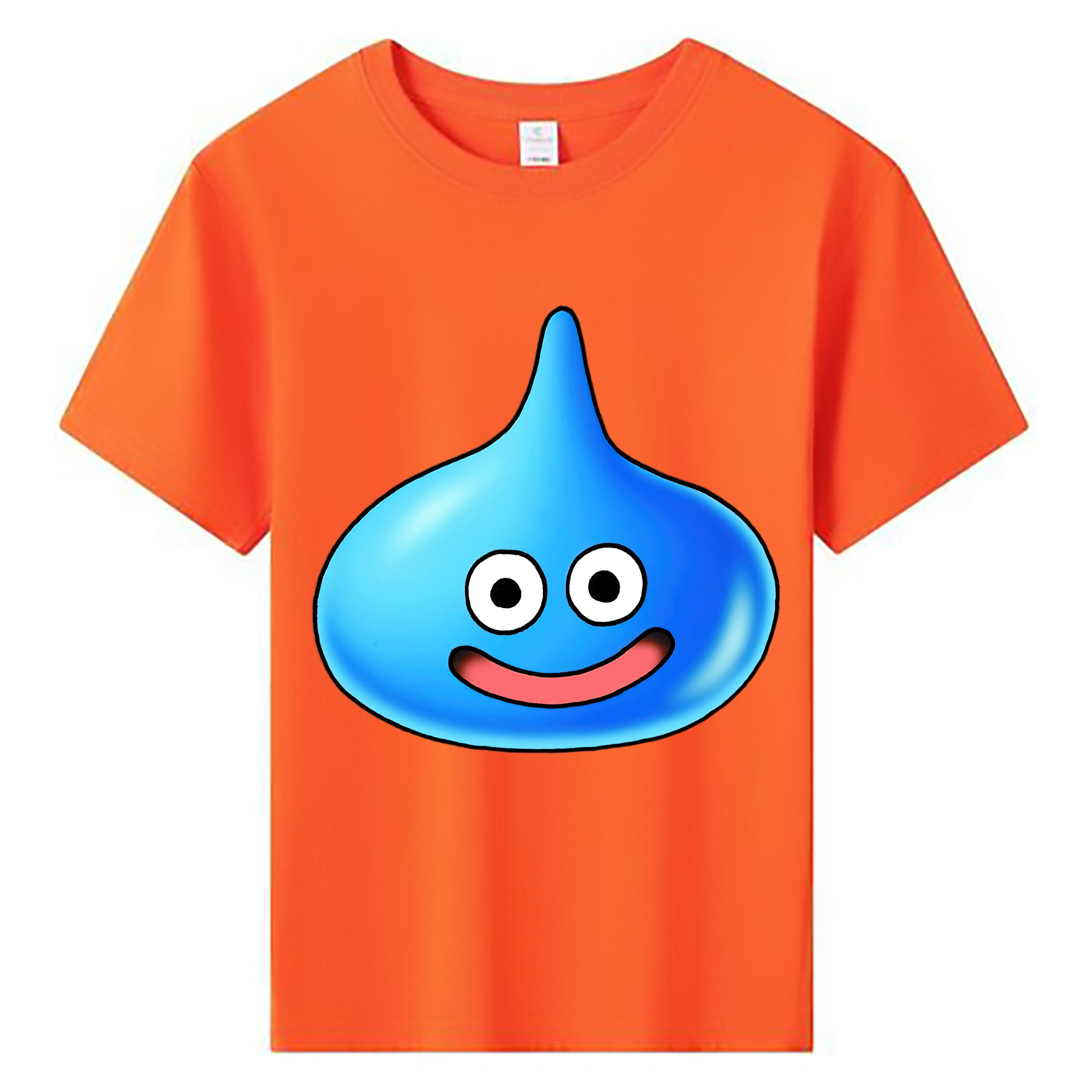 （画像用） ドラゴンクエスト Doragon Kuesuto Dragon Quest 綿100％キッズTシャツ（フロントプリント）