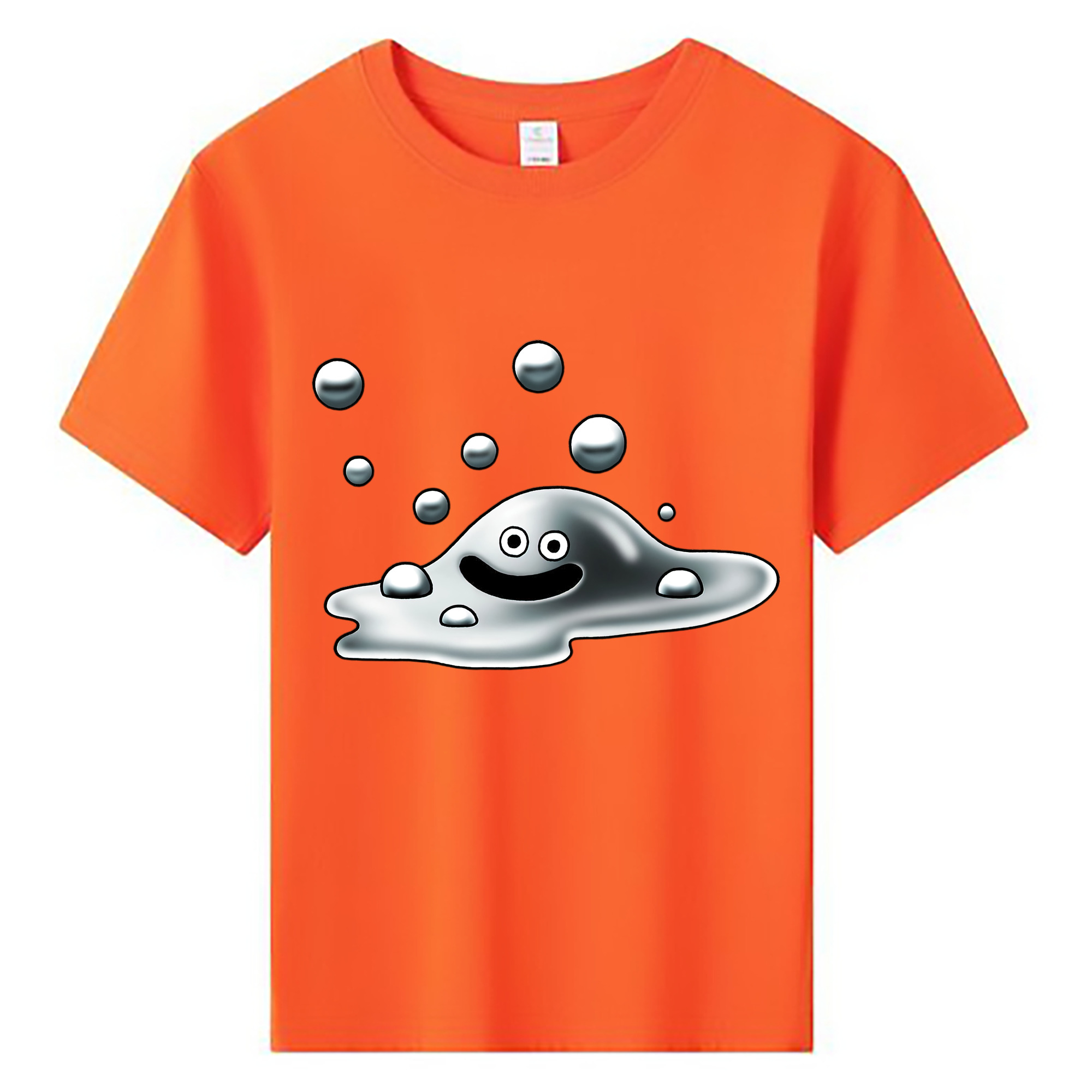 （画像用） ドラゴンクエスト Doragon Kuesuto Dragon Quest 綿100％キッズTシャツ（フロントプリント）