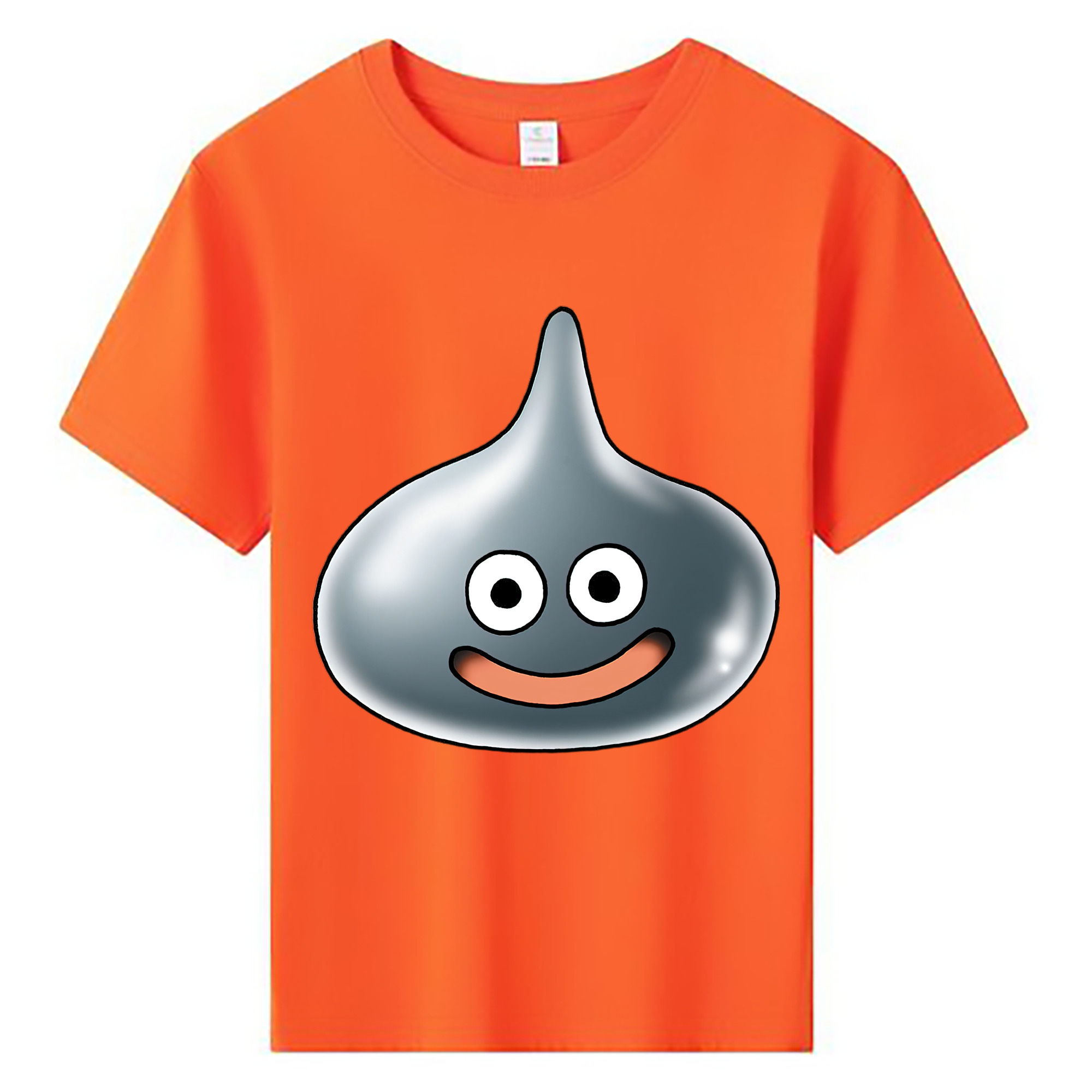 （画像用） ドラゴンクエスト Doragon Kuesuto Dragon Quest 綿100％キッズTシャツ（フロントプリント）