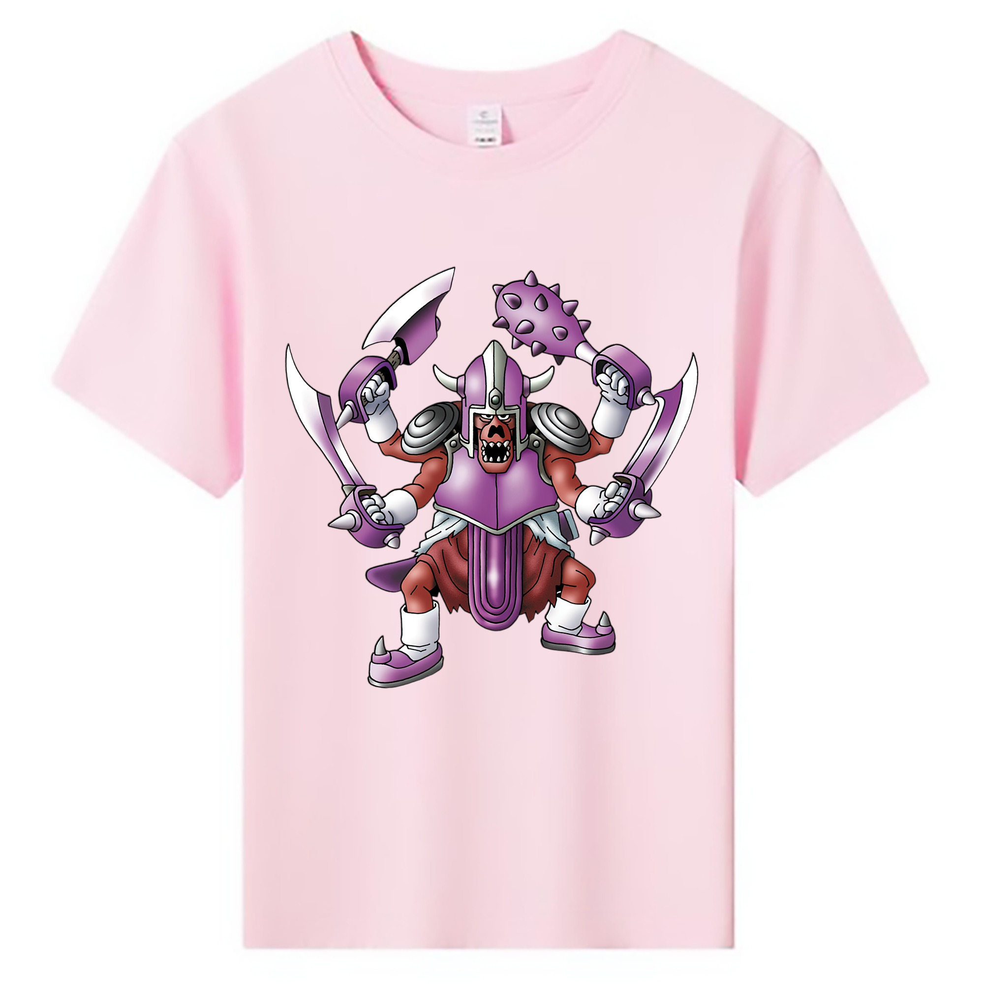 （画像用） ドラゴンクエスト Doragon Kuesuto Dragon Quest 綿100％キッズTシャツ（フロントプリント）