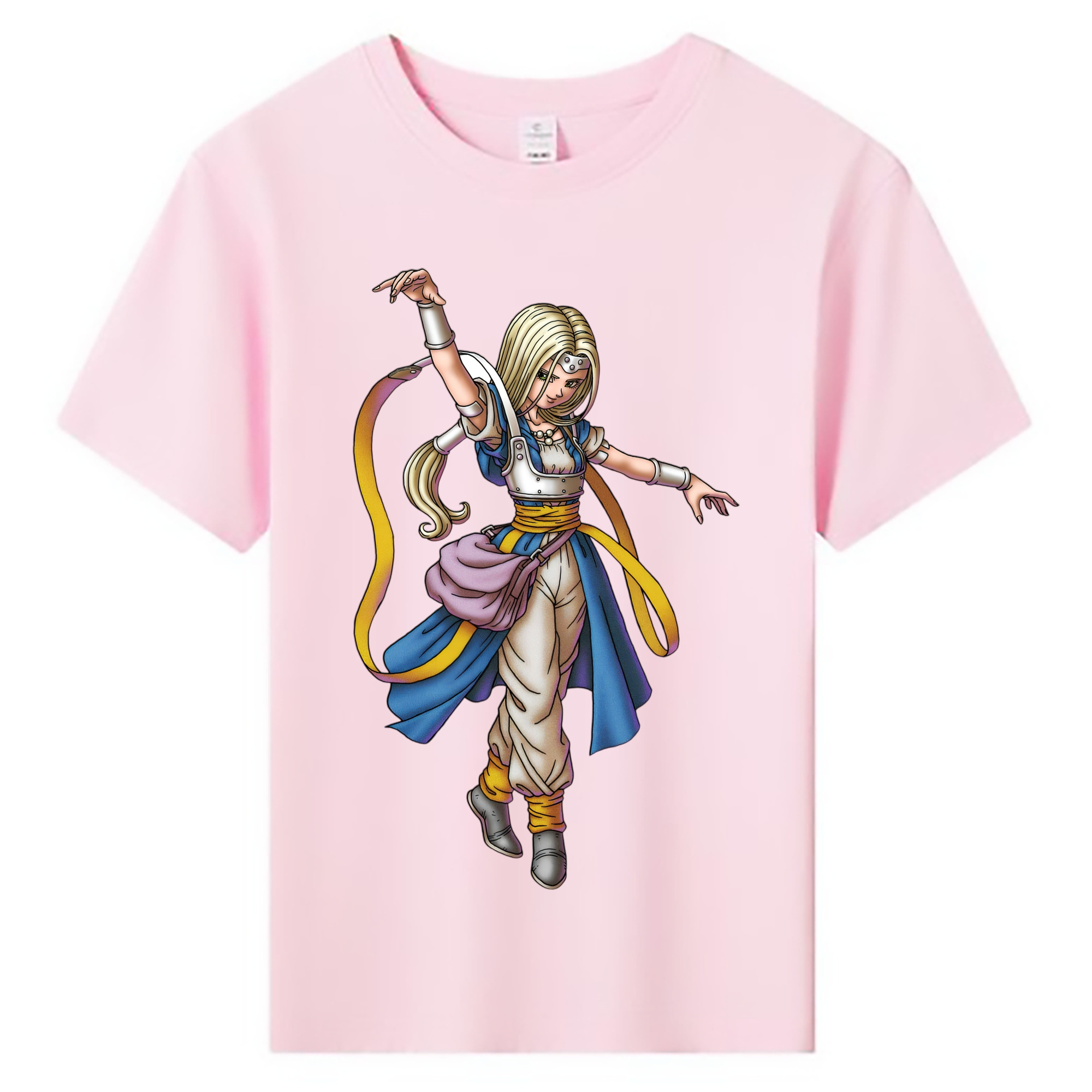 （画像用） ドラゴンクエスト Doragon Kuesuto Dragon Quest 綿100％キッズTシャツ（フロントプリント）