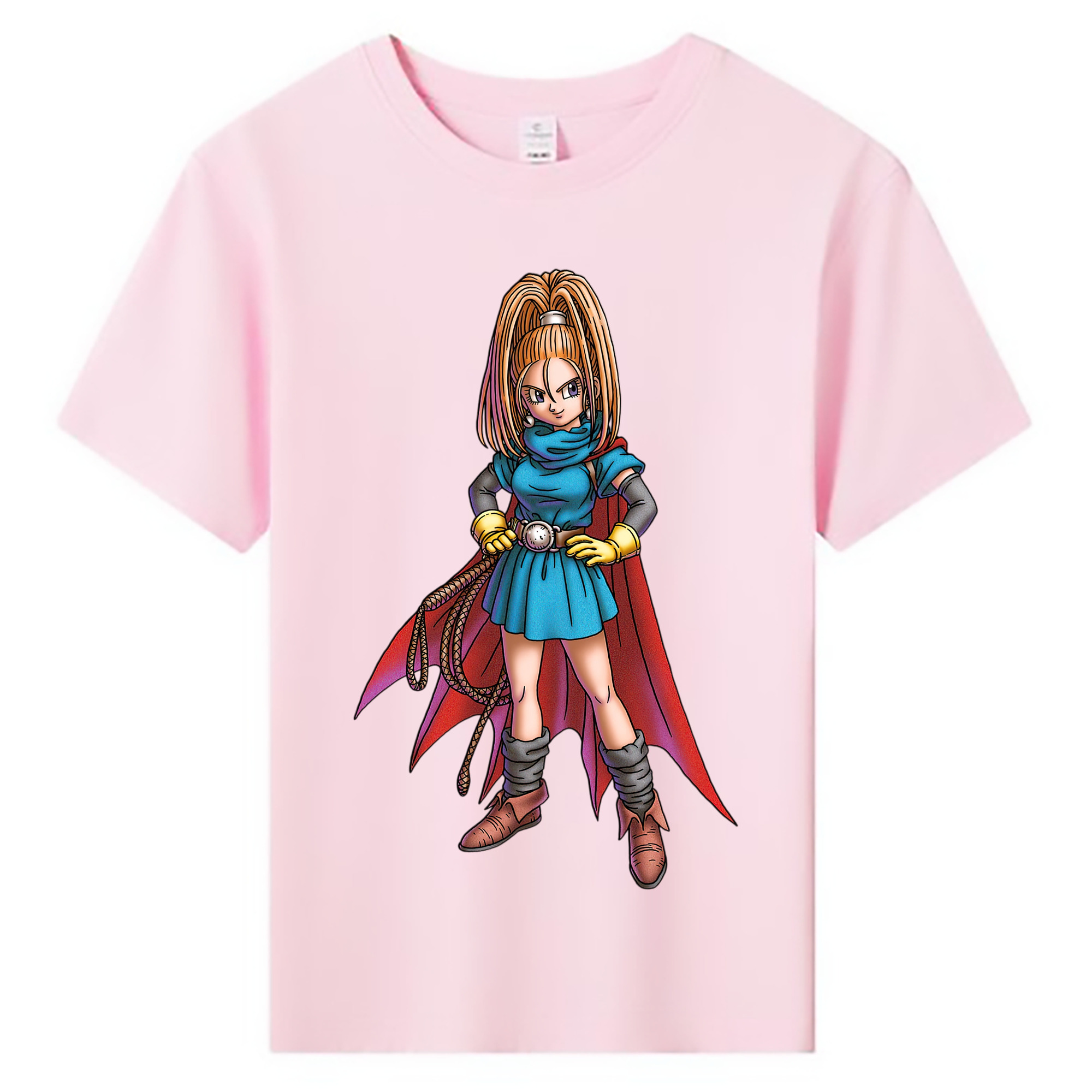 （画像用） ドラゴンクエスト Doragon Kuesuto Dragon Quest 綿100％キッズTシャツ（フロントプリント）