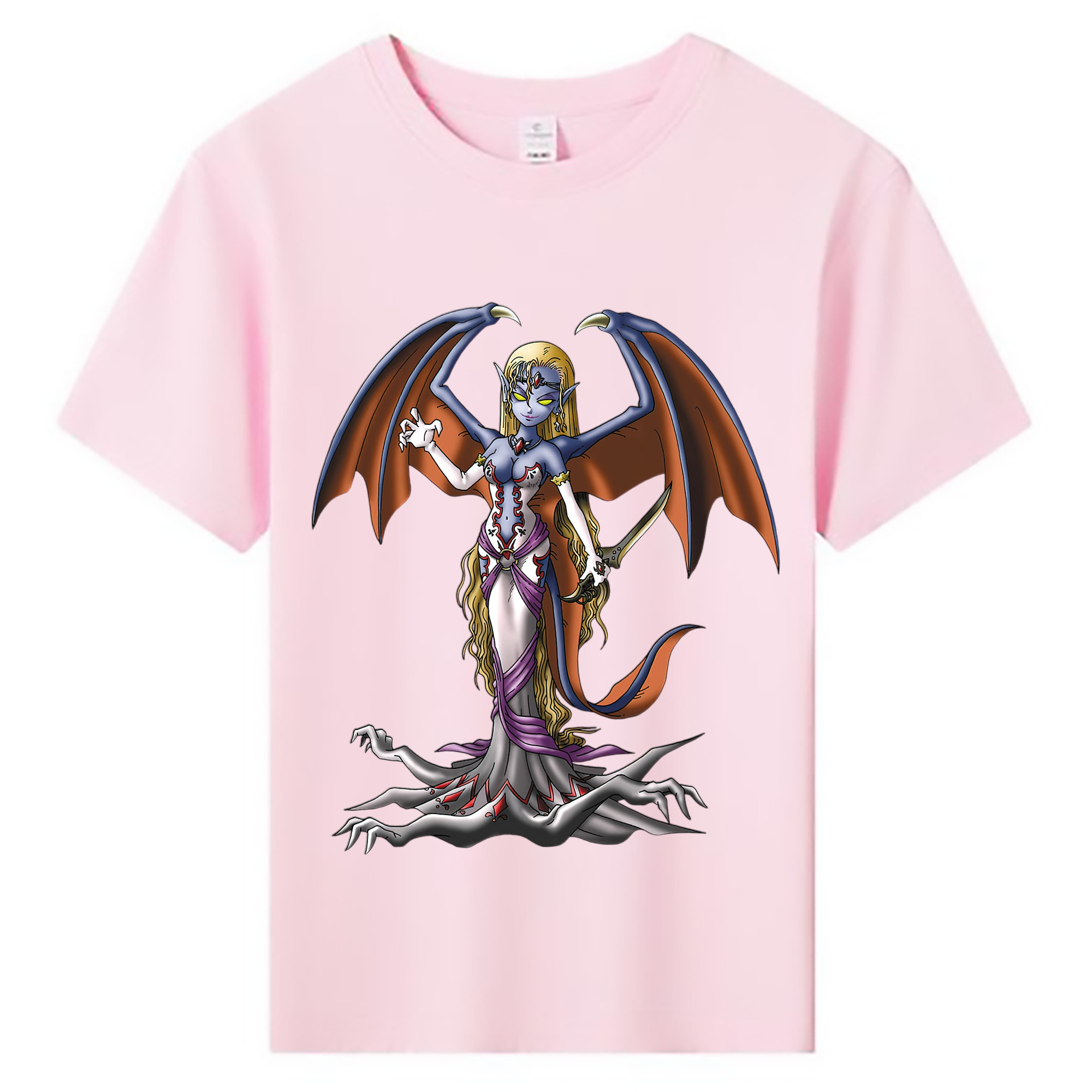 （画像用） ドラゴンクエスト Doragon Kuesuto Dragon Quest 綿100％キッズTシャツ（フロントプリント）