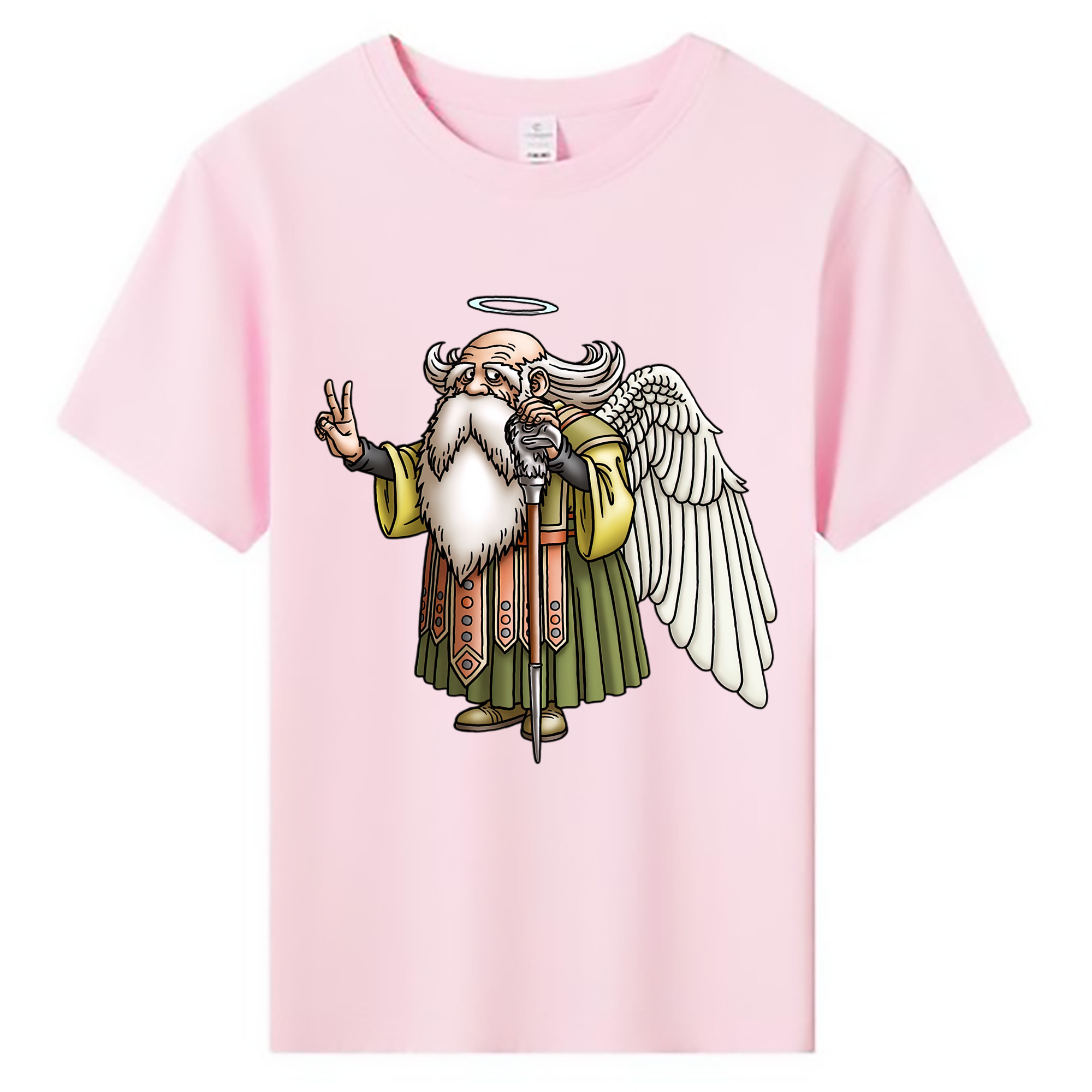 （画像用） ドラゴンクエスト Doragon Kuesuto Dragon Quest 綿100％キッズTシャツ（フロントプリント）