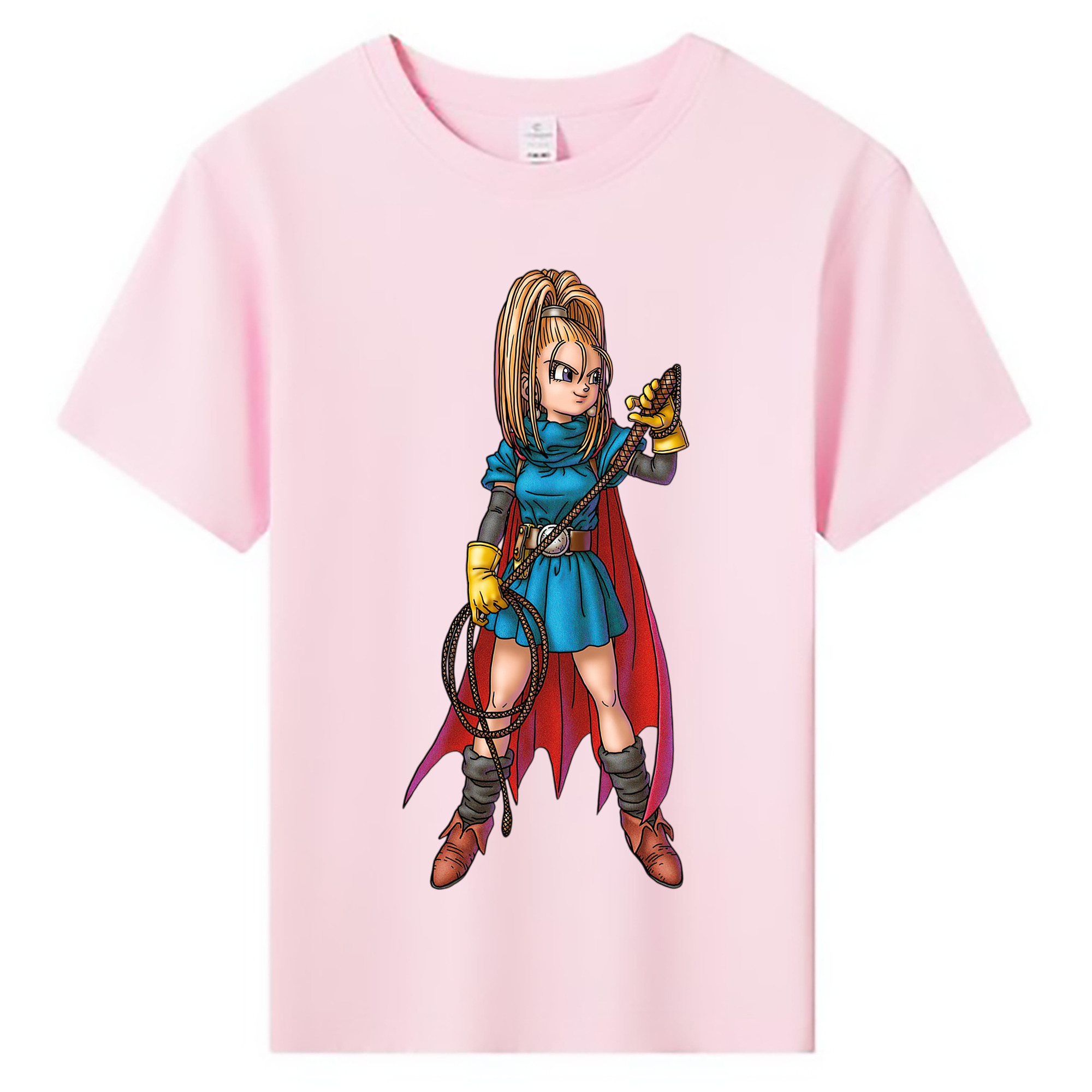 （画像用） ドラゴンクエスト Doragon Kuesuto Dragon Quest 綿100％キッズTシャツ（フロントプリント）