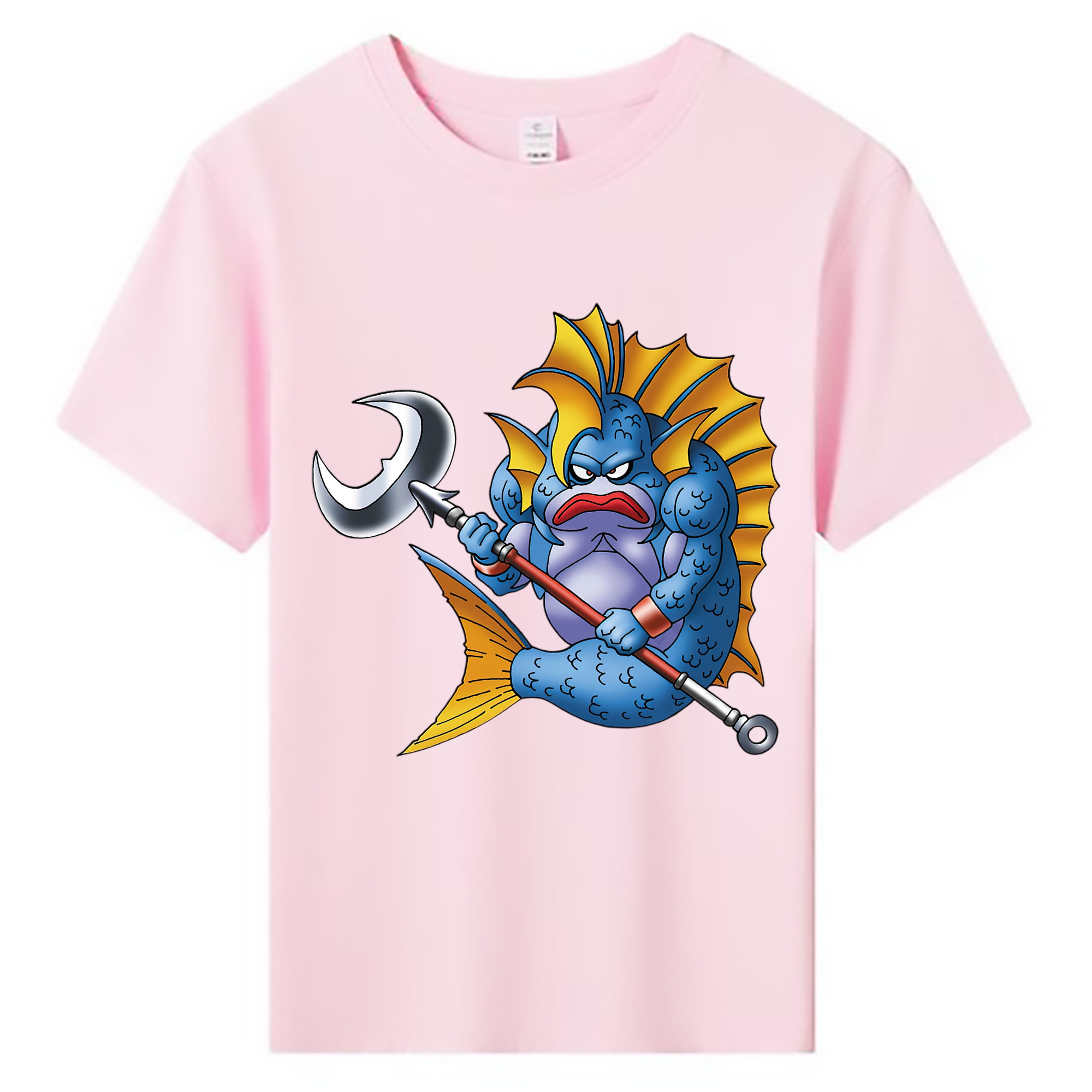 （画像用） ドラゴンクエスト Doragon Kuesuto Dragon Quest 綿100％キッズTシャツ（フロントプリント）