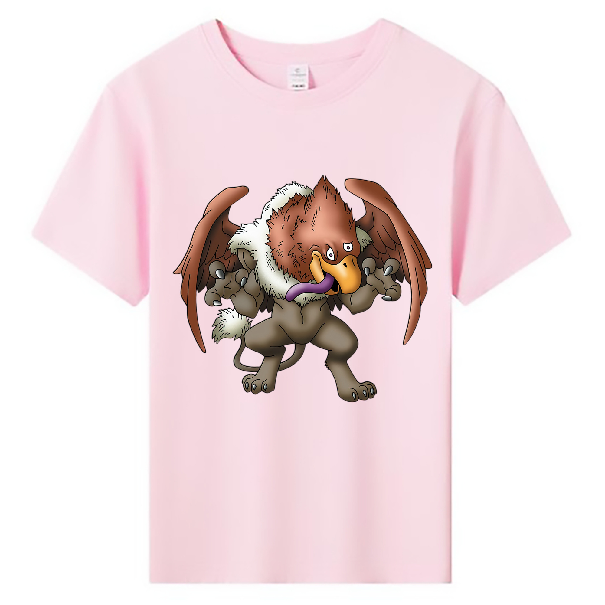 （画像用） ドラゴンクエスト Doragon Kuesuto Dragon Quest 綿100％キッズTシャツ（フロントプリント）