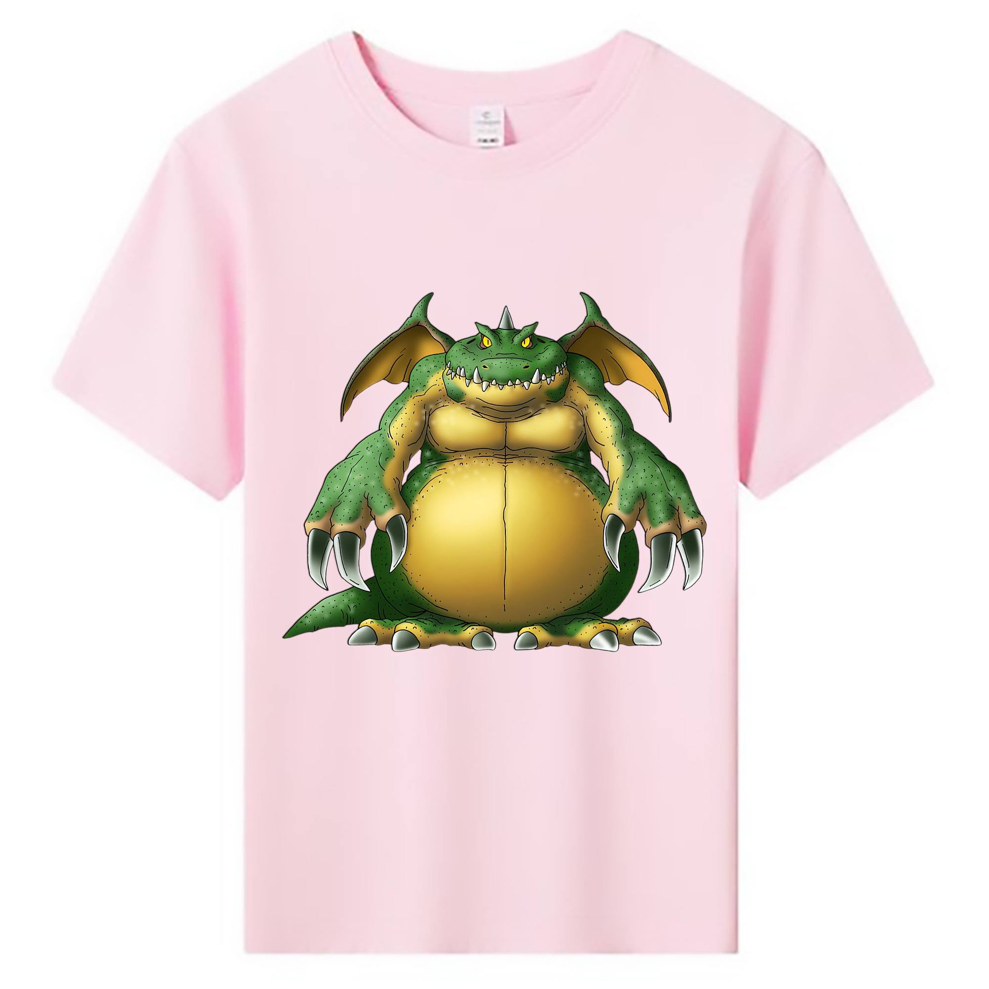 （画像用） ドラゴンクエスト Doragon Kuesuto Dragon Quest 綿100％キッズTシャツ（フロントプリント）