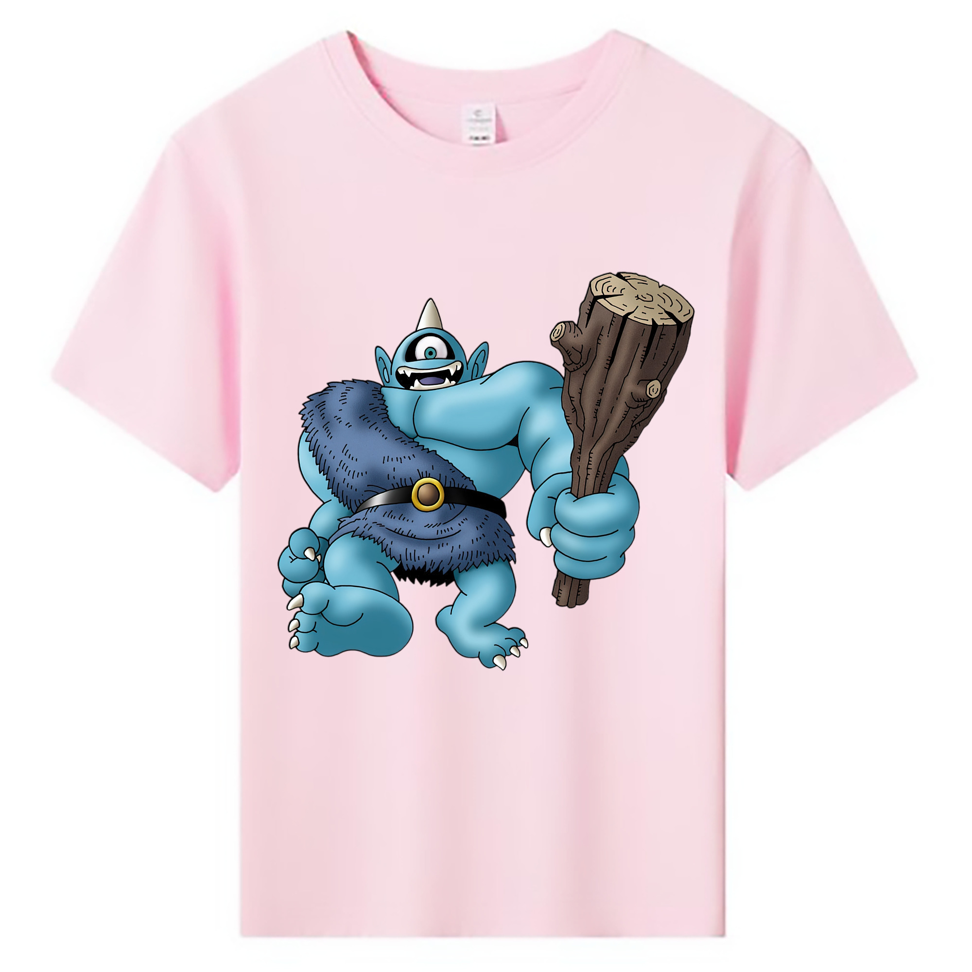 （画像用） ドラゴンクエスト Doragon Kuesuto Dragon Quest 綿100％キッズTシャツ（フロントプリント）