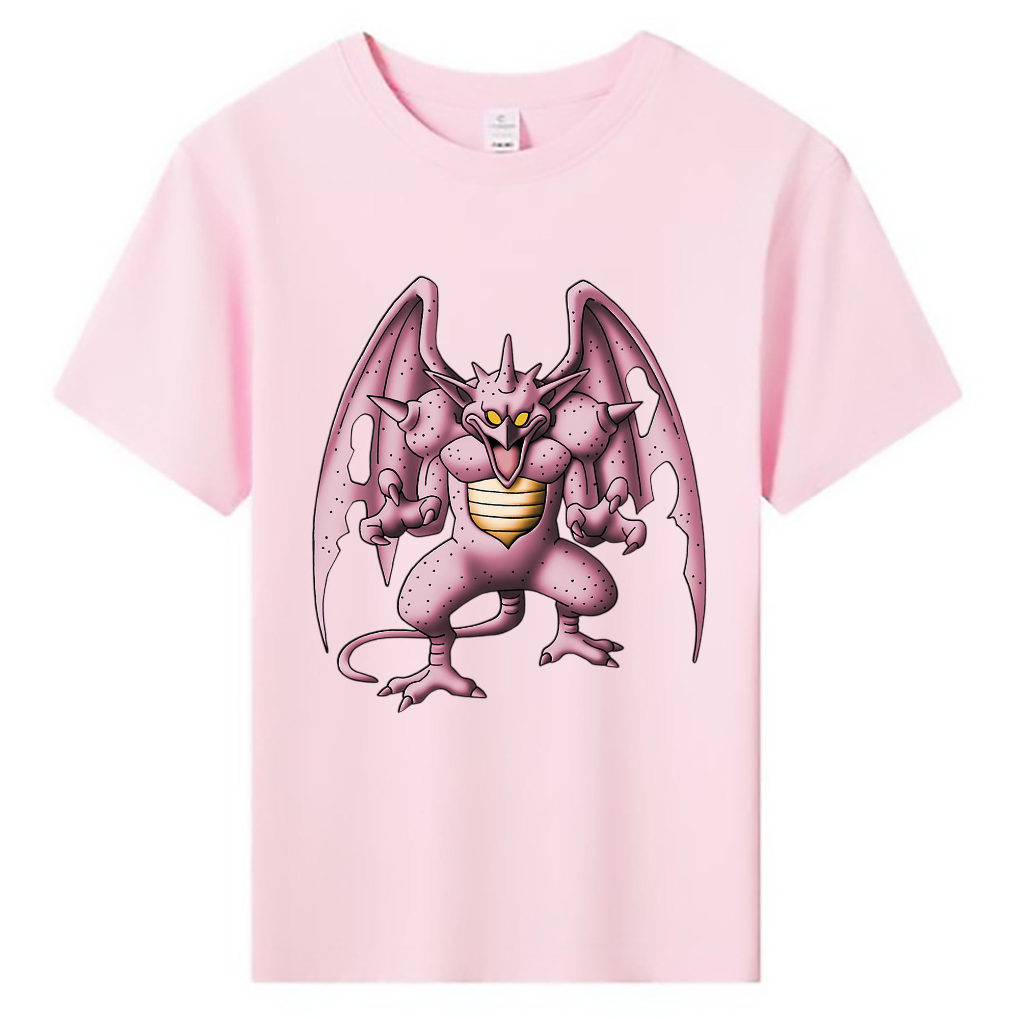 （画像用） ドラゴンクエスト Doragon Kuesuto Dragon Quest 綿100％キッズTシャツ（フロントプリント）