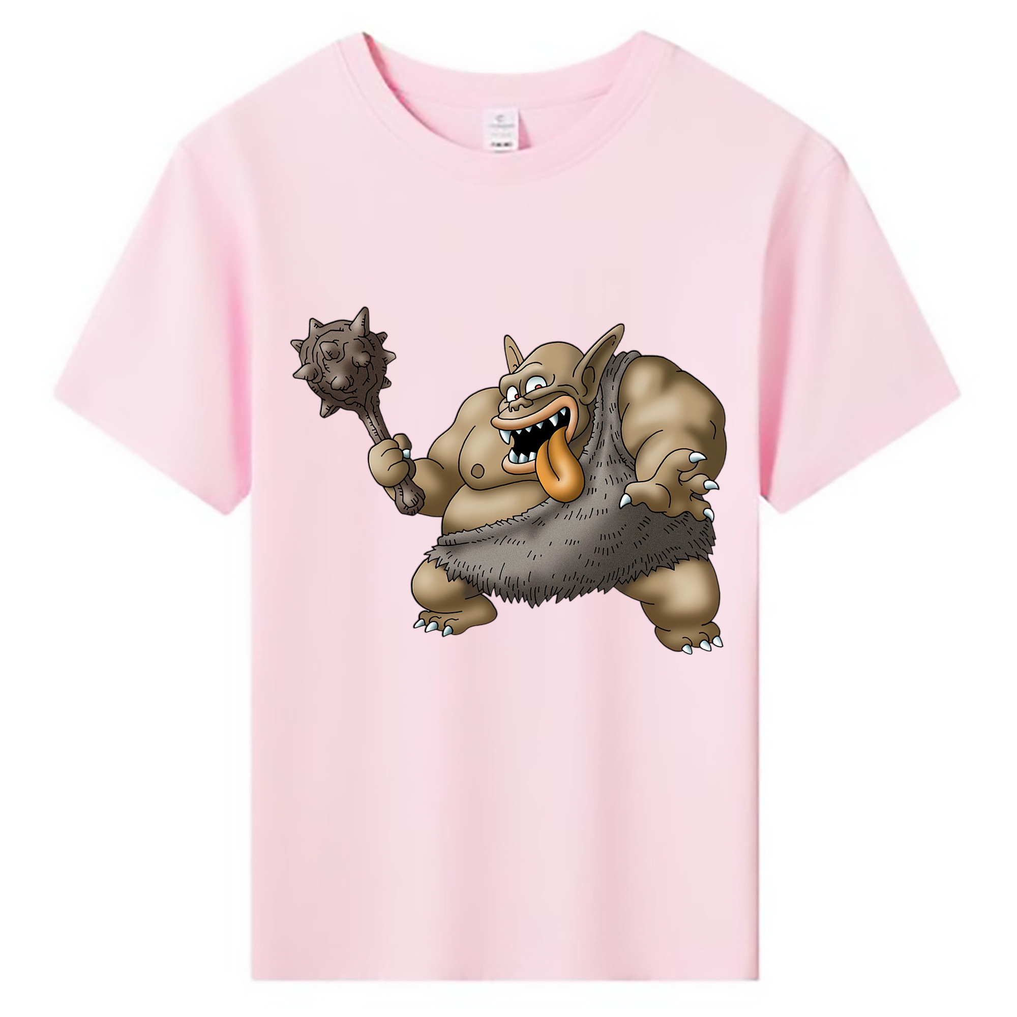 （画像用） ドラゴンクエスト Doragon Kuesuto Dragon Quest 綿100％キッズTシャツ（フロントプリント）