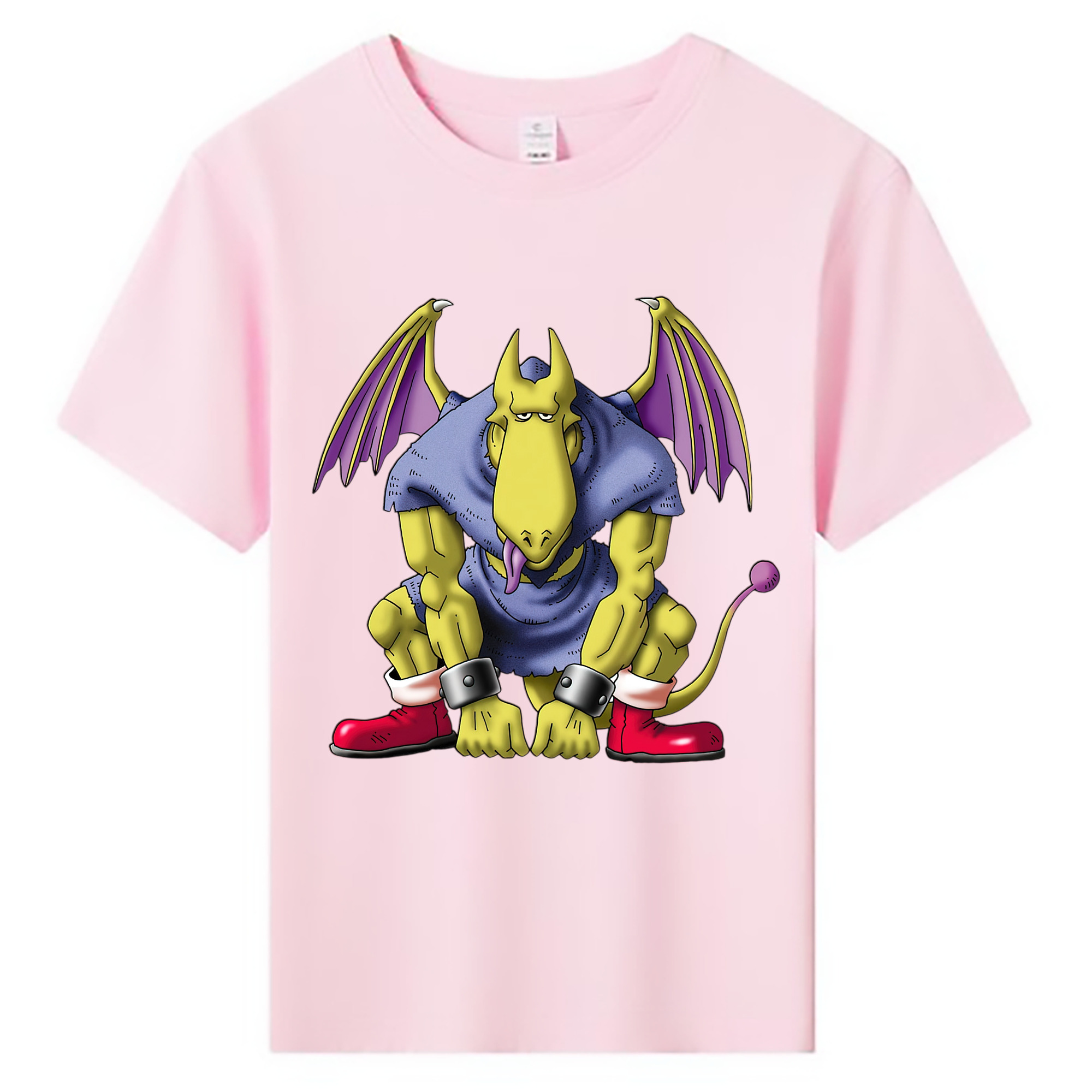 （画像用） ドラゴンクエスト Doragon Kuesuto Dragon Quest 綿100％キッズTシャツ（フロントプリント）