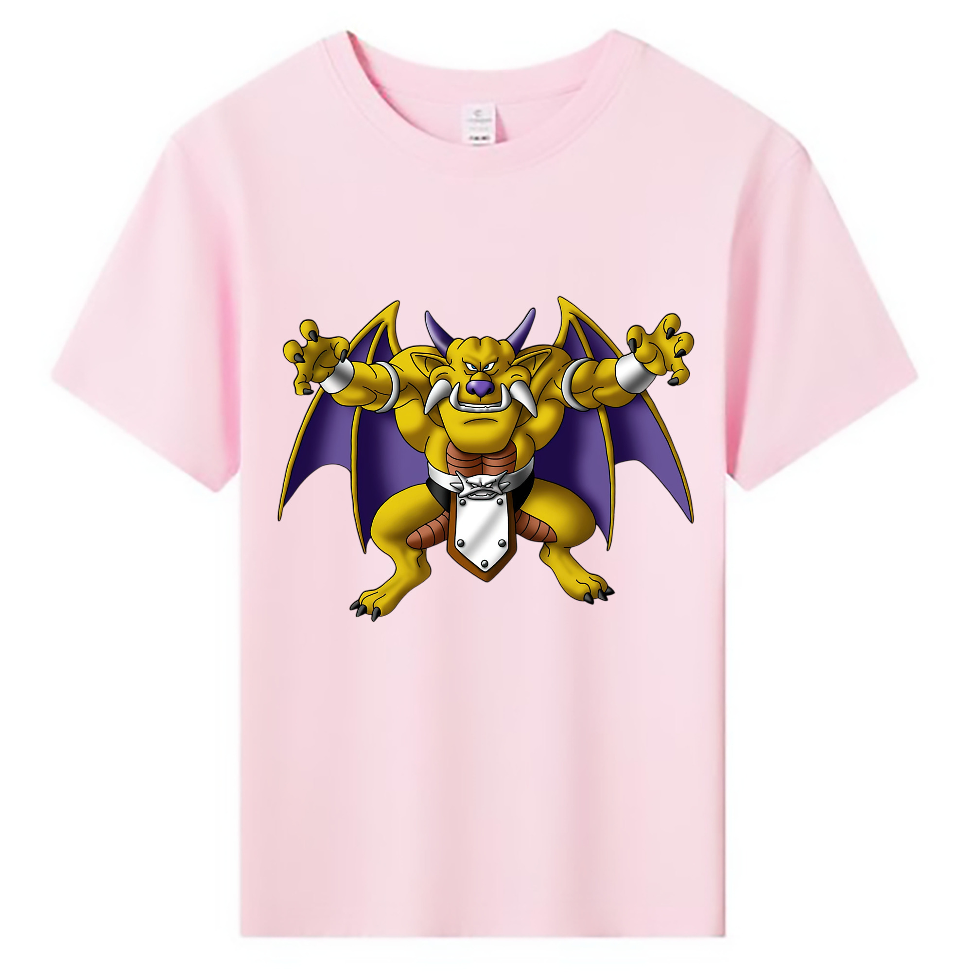 （画像用） ドラゴンクエスト Doragon Kuesuto Dragon Quest 綿100％キッズTシャツ（フロントプリント）