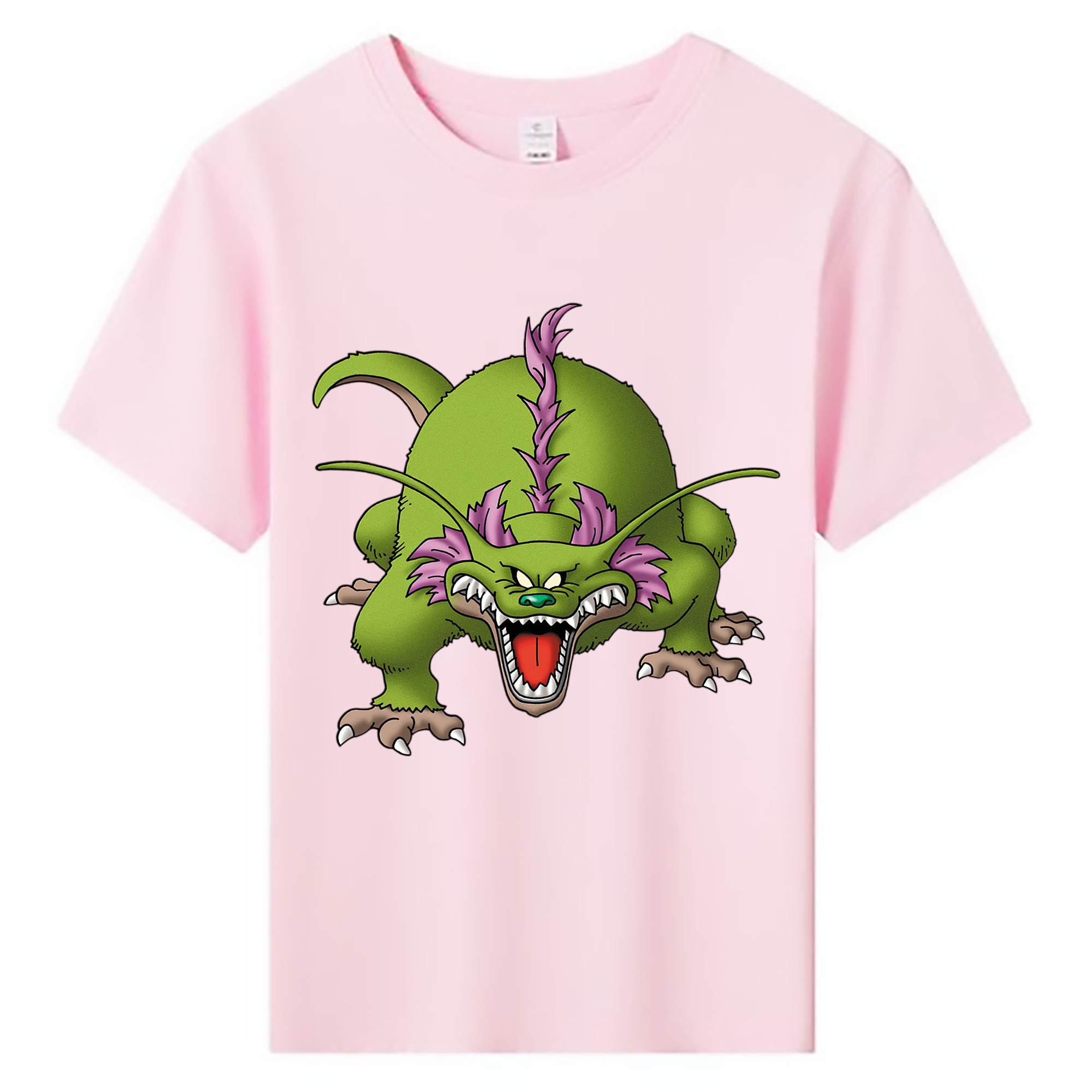 （画像用） ドラゴンクエスト Doragon Kuesuto Dragon Quest 綿100％キッズTシャツ（フロントプリント）