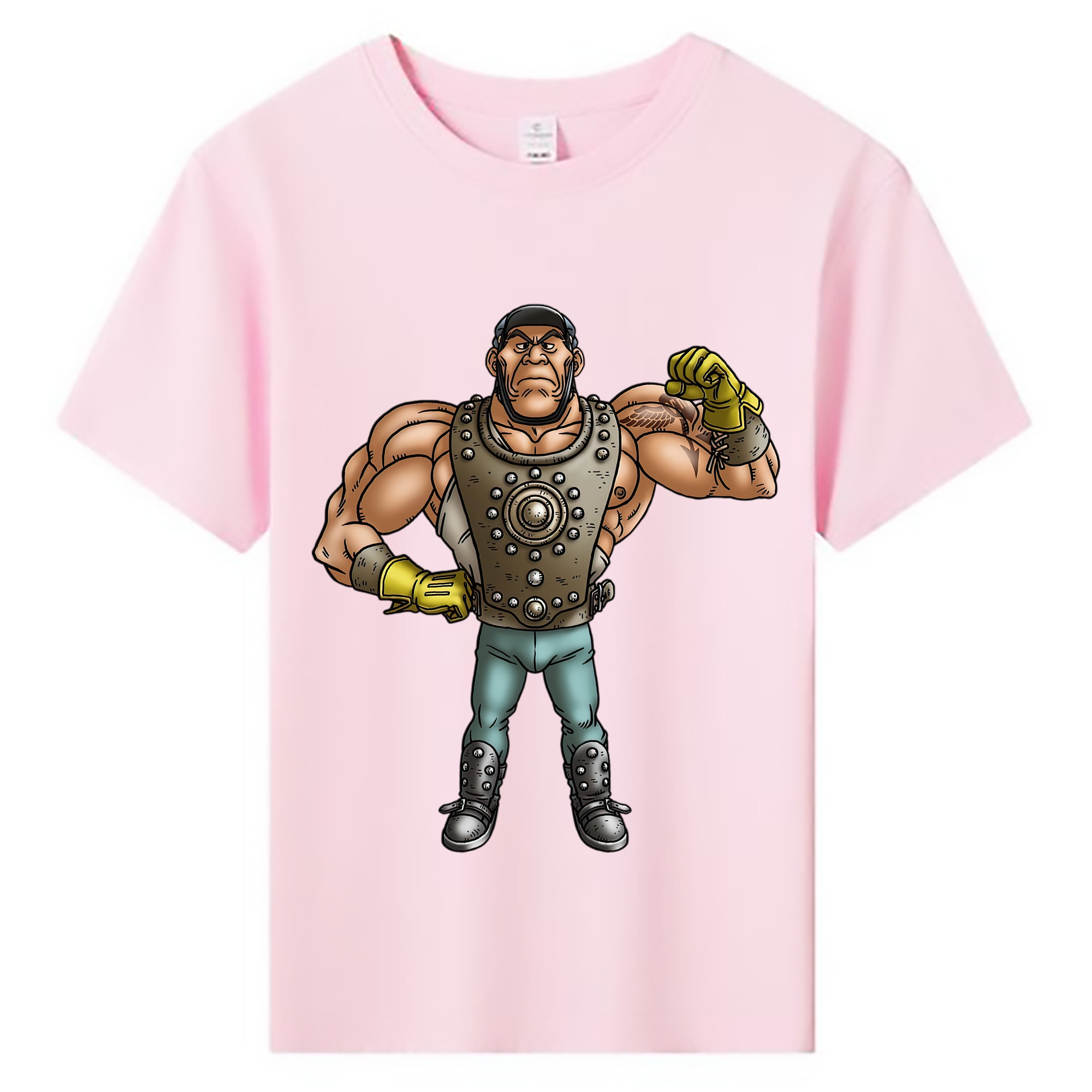 （画像用） ドラゴンクエスト Doragon Kuesuto Dragon Quest 綿100％キッズTシャツ（フロントプリント）