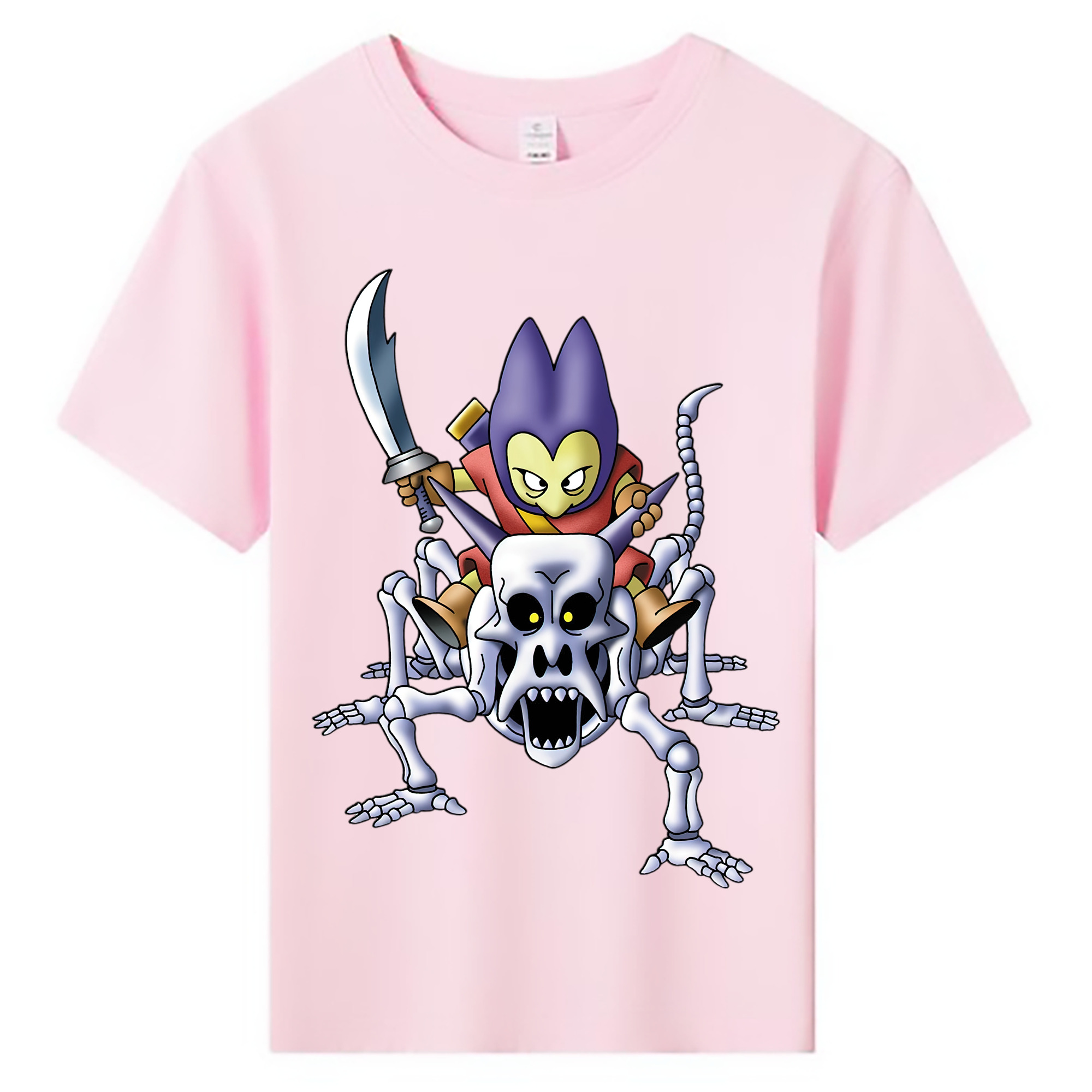 （画像用） ドラゴンクエスト Doragon Kuesuto Dragon Quest 綿100％キッズTシャツ（フロントプリント）