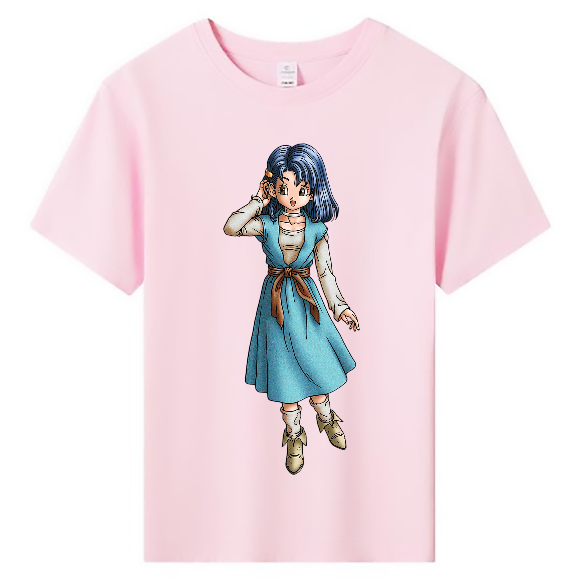 （画像用） ドラゴンクエスト Doragon Kuesuto Dragon Quest 綿100％キッズTシャツ（フロントプリント）