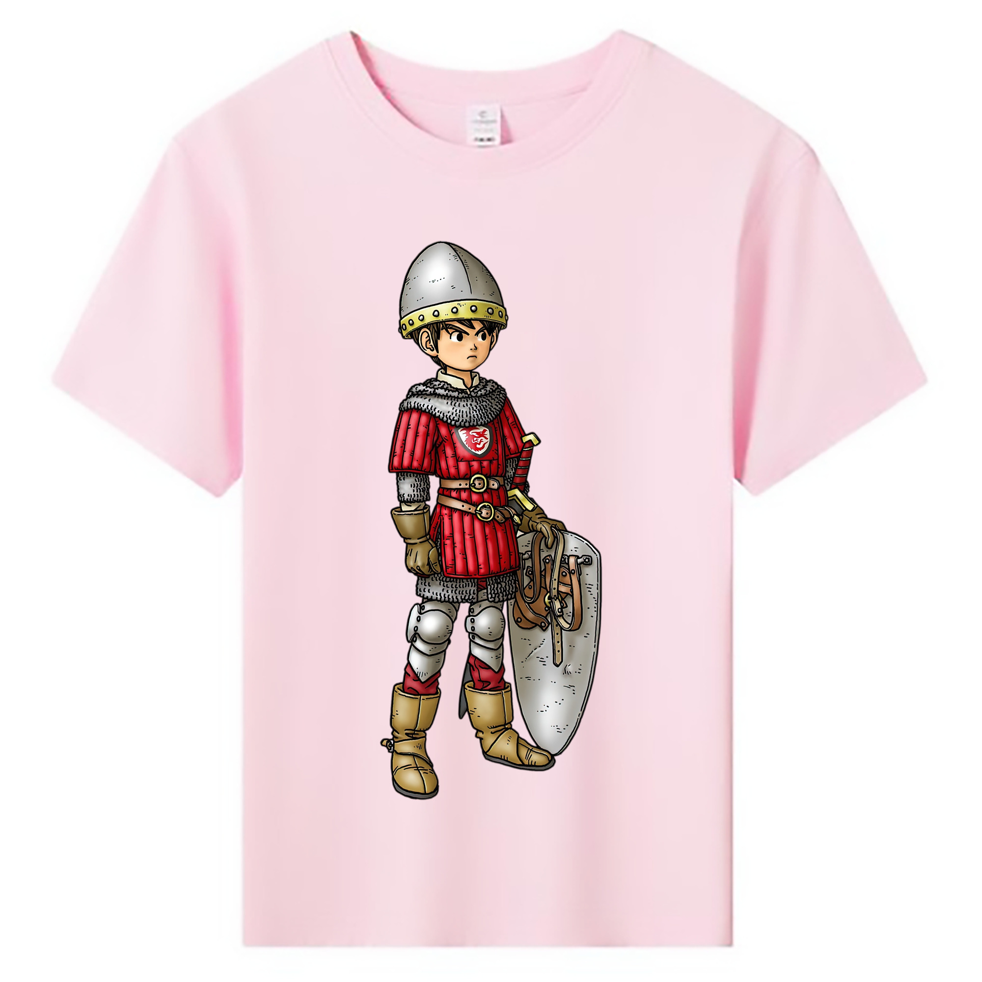 （画像用） ドラゴンクエスト Doragon Kuesuto Dragon Quest 綿100％キッズTシャツ（フロントプリント）