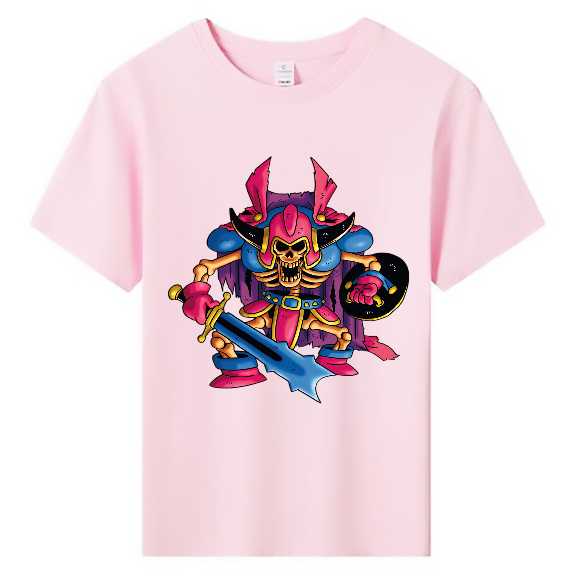 （画像用） ドラゴンクエスト Doragon Kuesuto Dragon Quest 綿100％キッズTシャツ（フロントプリント）
