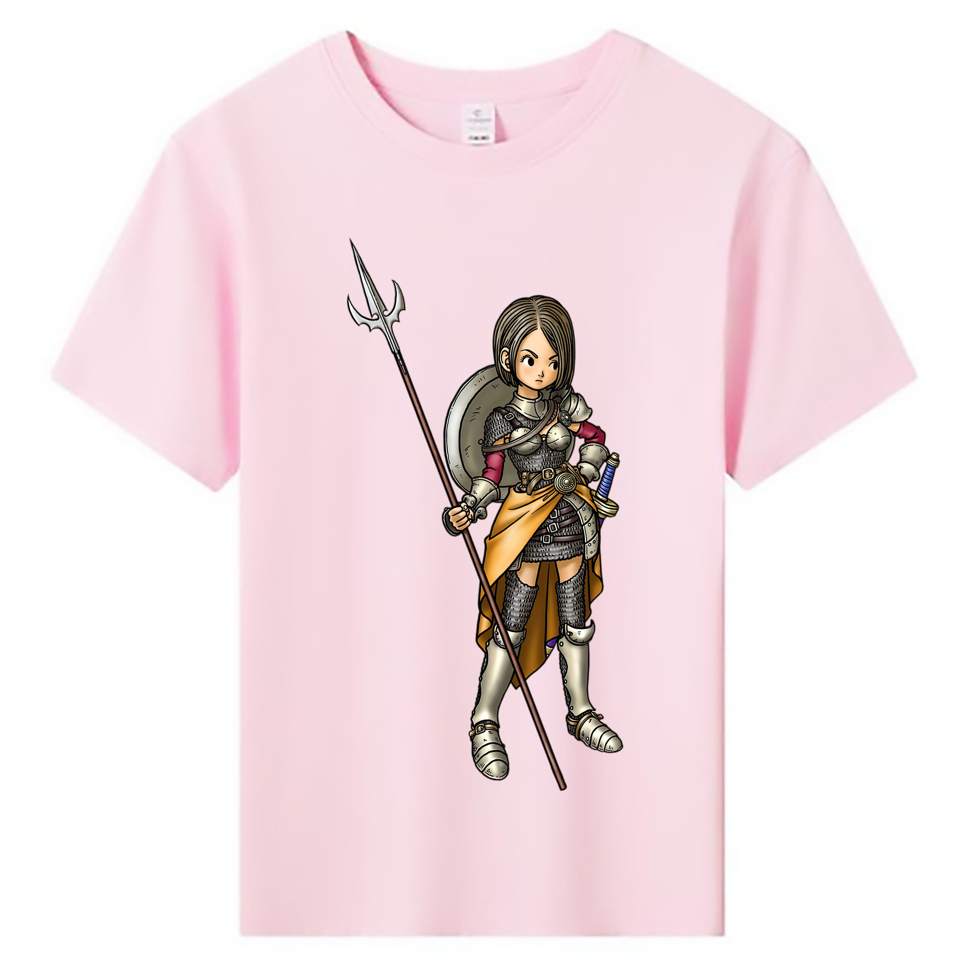 （画像用） ドラゴンクエスト Doragon Kuesuto Dragon Quest 綿100％キッズTシャツ（フロントプリント）