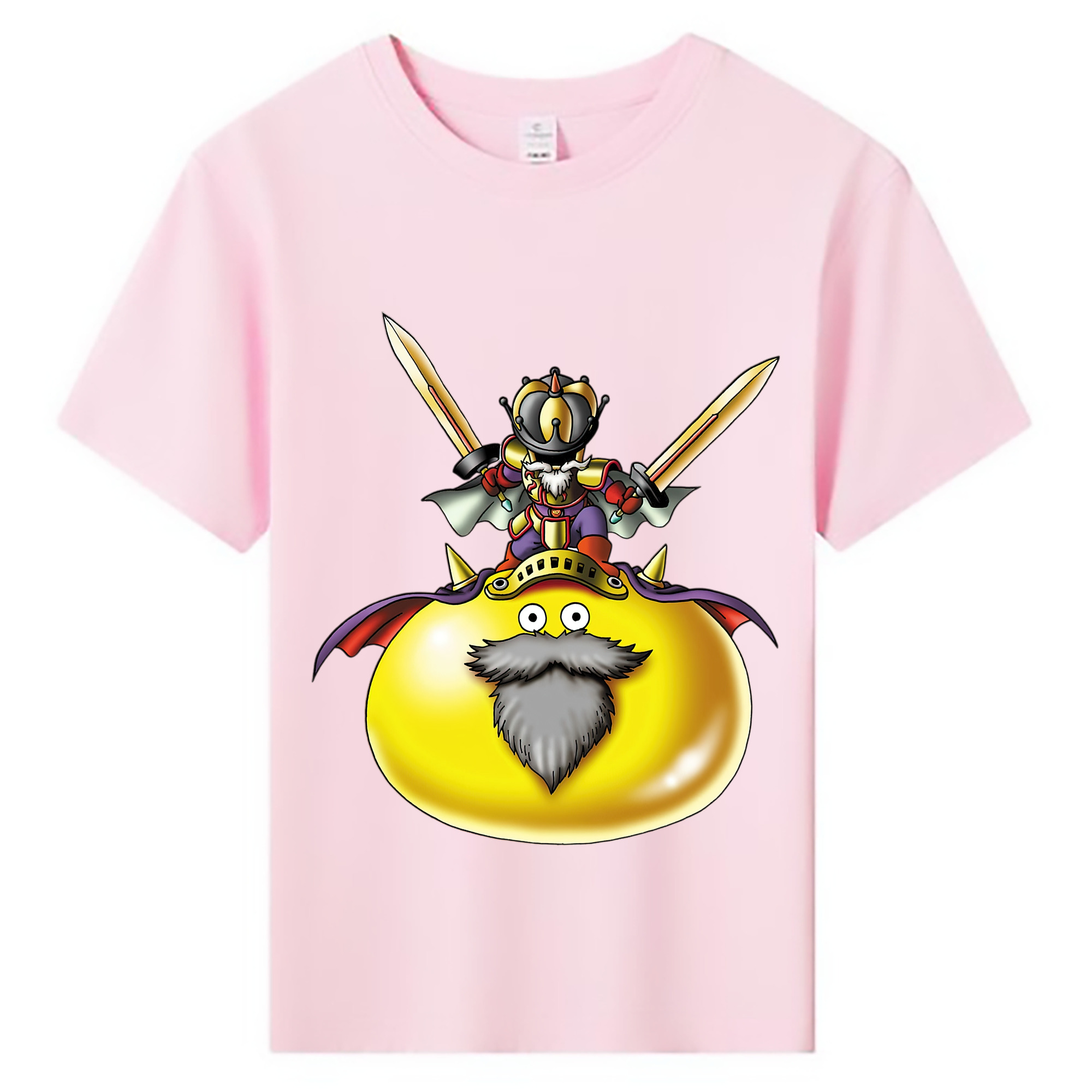 （画像用） ドラゴンクエスト Doragon Kuesuto Dragon Quest 綿100％キッズTシャツ（フロントプリント）