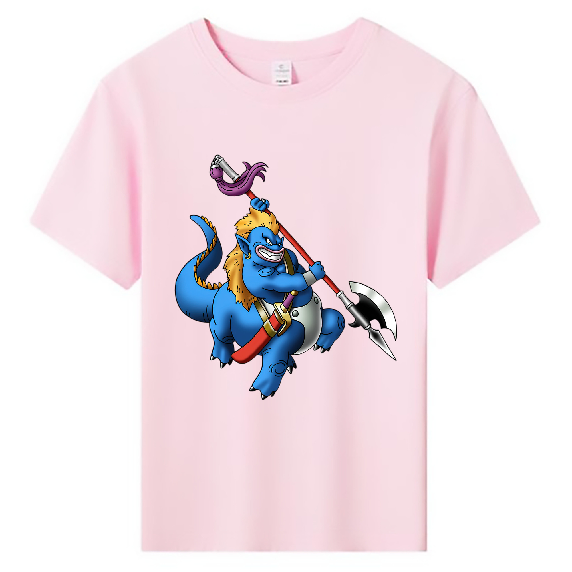 （画像用） ドラゴンクエスト Doragon Kuesuto Dragon Quest 綿100％キッズTシャツ（フロントプリント）