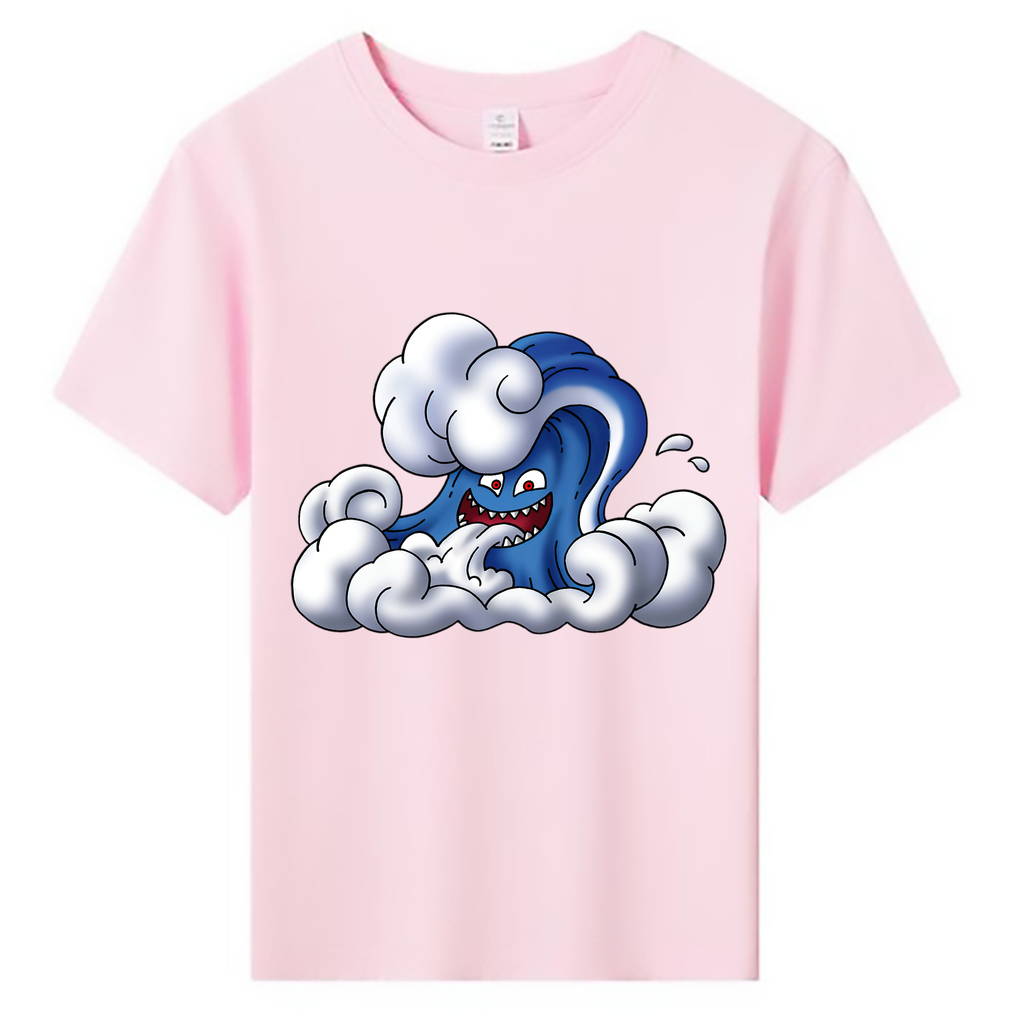 （画像用） ドラゴンクエスト Doragon Kuesuto Dragon Quest 綿100％キッズTシャツ（フロントプリント）