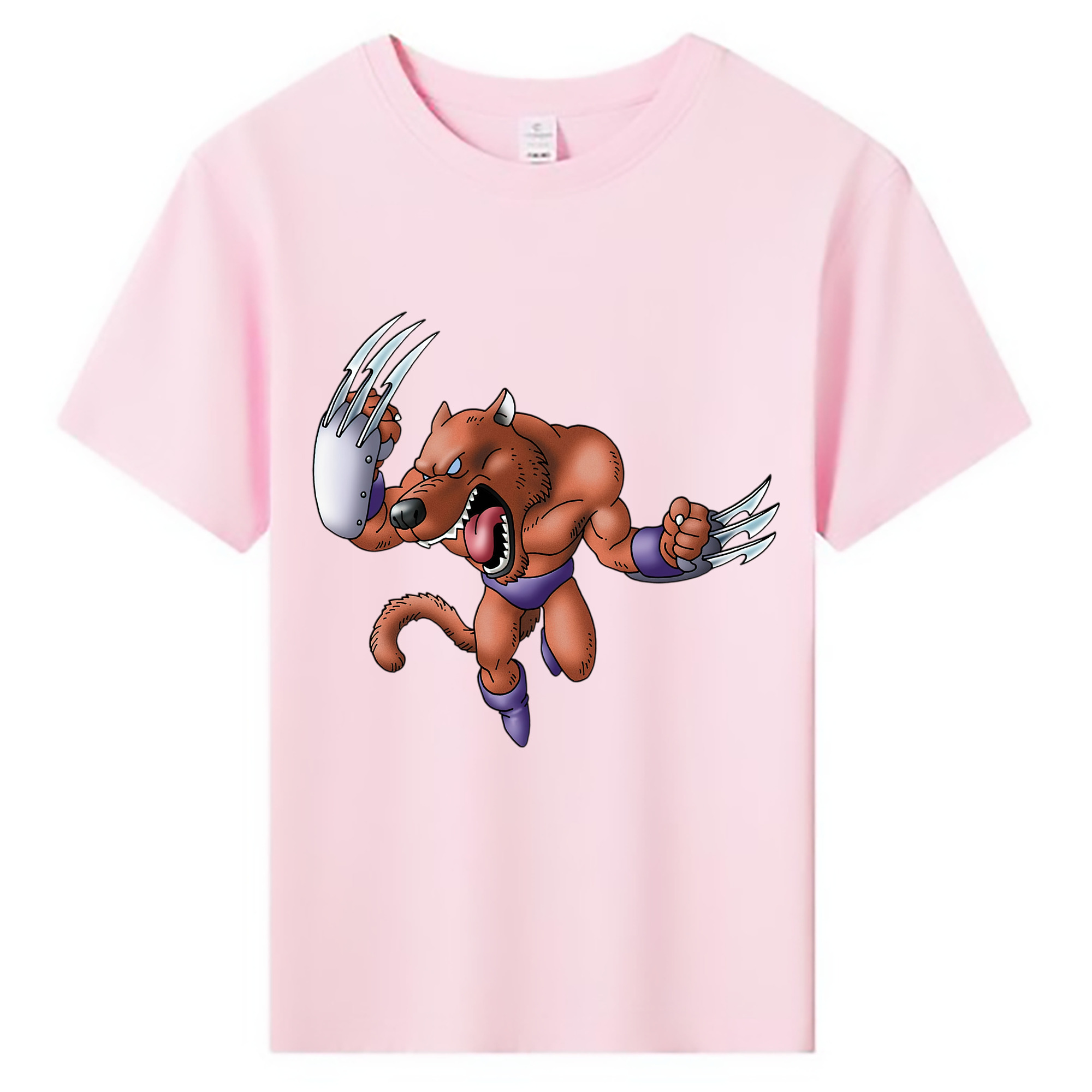 （画像用） ドラゴンクエスト Doragon Kuesuto Dragon Quest 綿100％キッズTシャツ（フロントプリント）