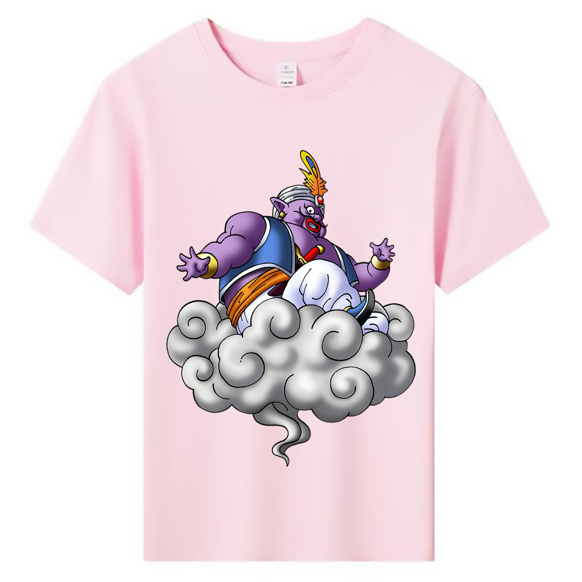 （画像用） ドラゴンクエスト Doragon Kuesuto Dragon Quest 綿100％キッズTシャツ（フロントプリント）