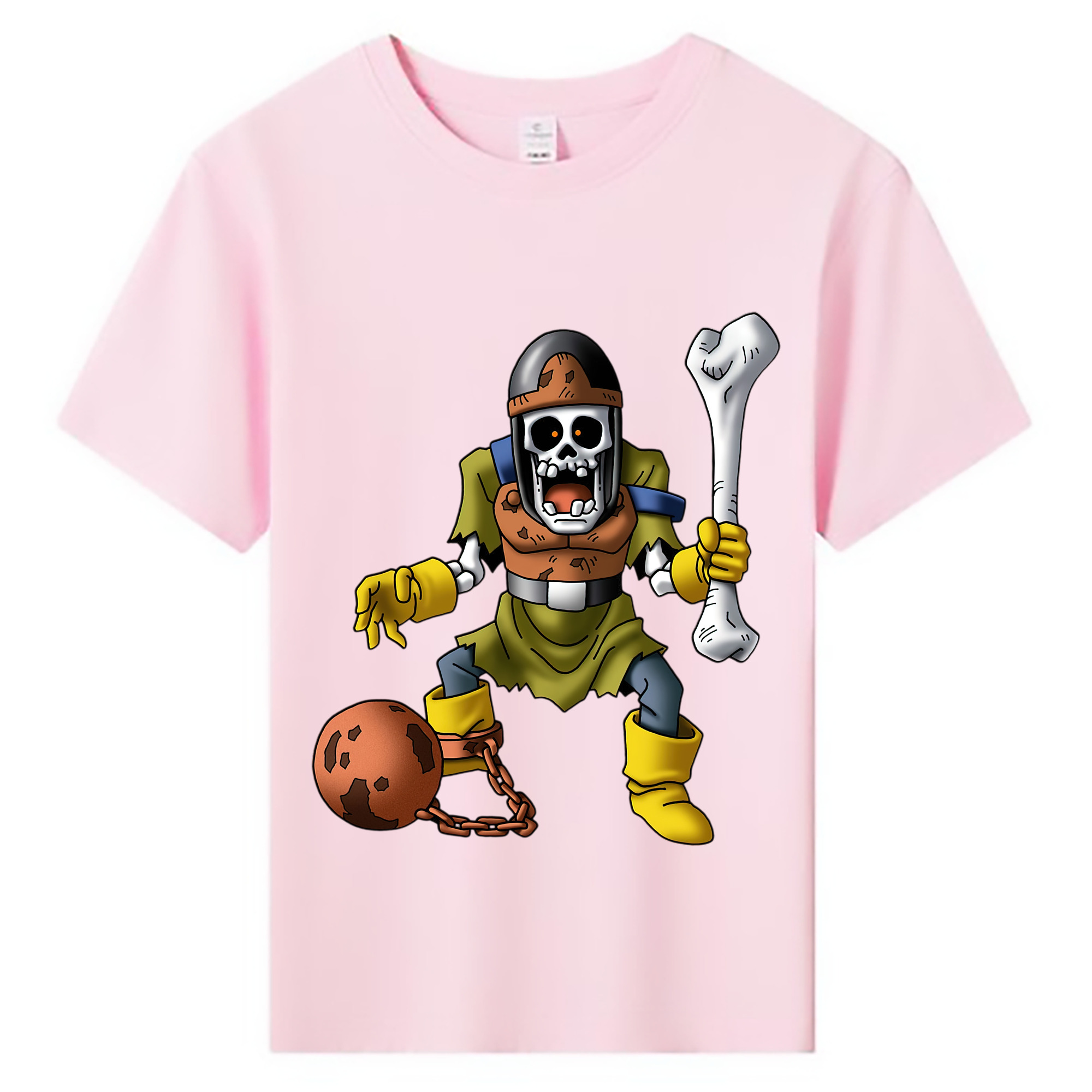 （画像用） ドラゴンクエスト Doragon Kuesuto Dragon Quest 綿100％キッズTシャツ（フロントプリント）