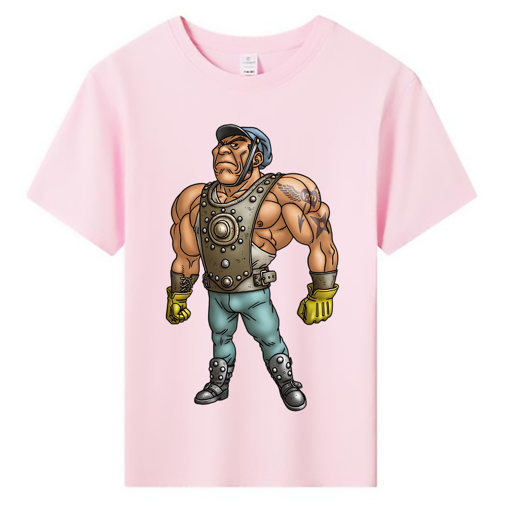 （画像用） ドラゴンクエスト Doragon Kuesuto Dragon Quest 綿100％キッズTシャツ（フロントプリント）