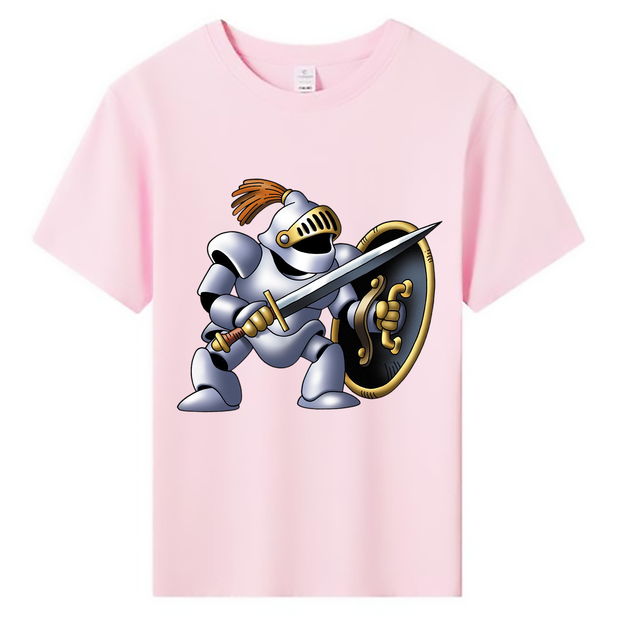 （画像用） ドラゴンクエスト Doragon Kuesuto Dragon Quest 綿100％キッズTシャツ（フロントプリント）