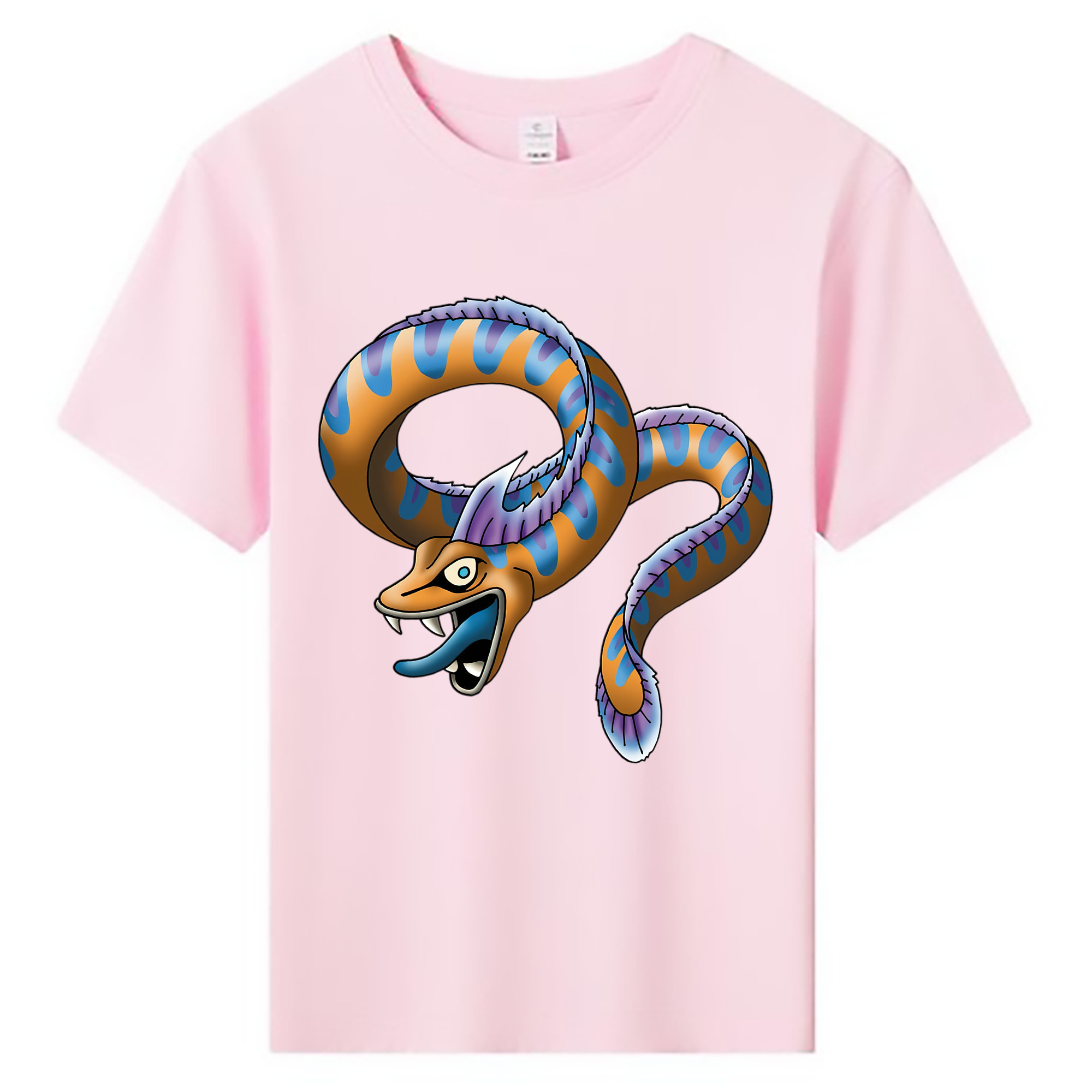 （画像用） ドラゴンクエスト Doragon Kuesuto Dragon Quest 綿100％キッズTシャツ（フロントプリント）