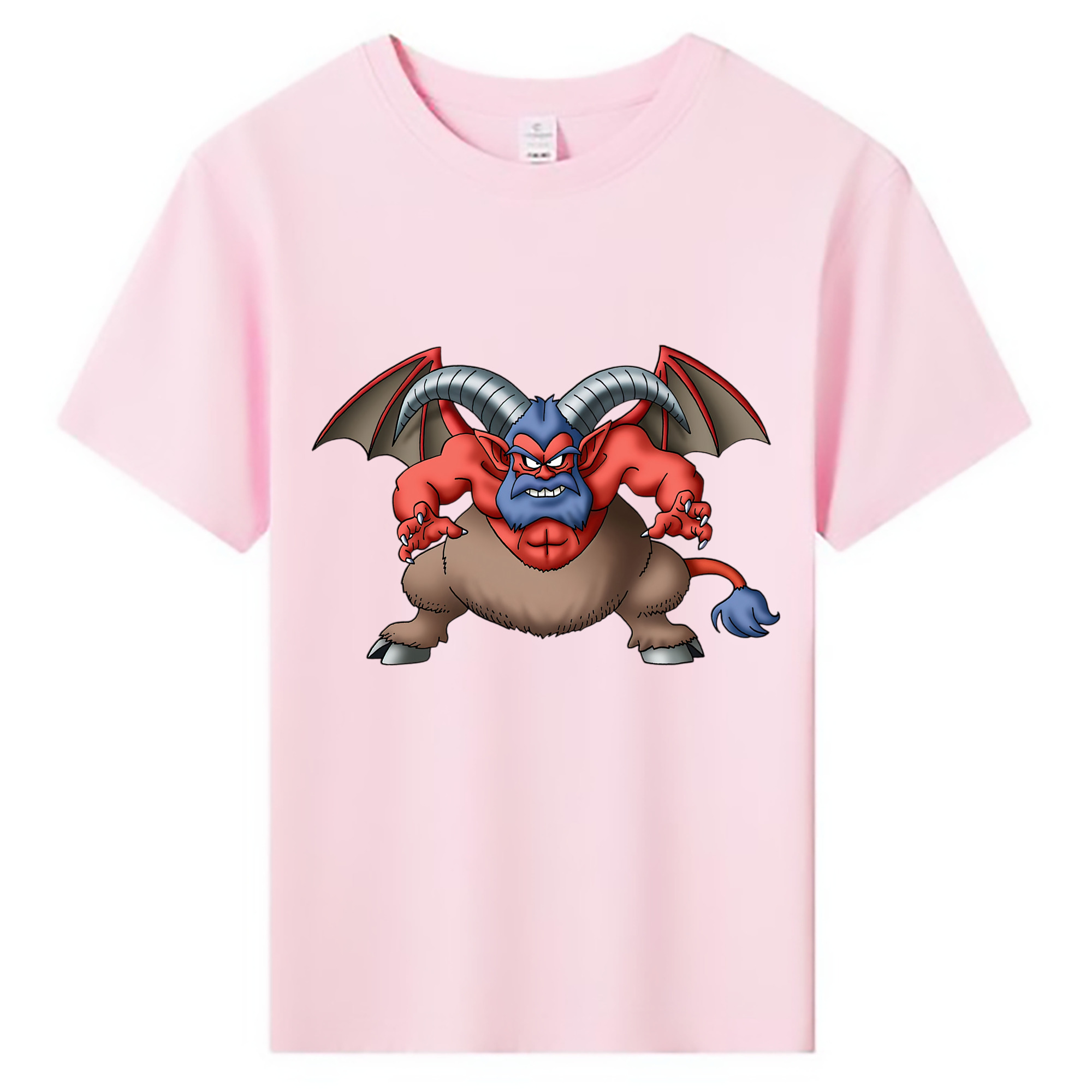 （画像用） ドラゴンクエスト Doragon Kuesuto Dragon Quest 綿100％キッズTシャツ（フロントプリント）