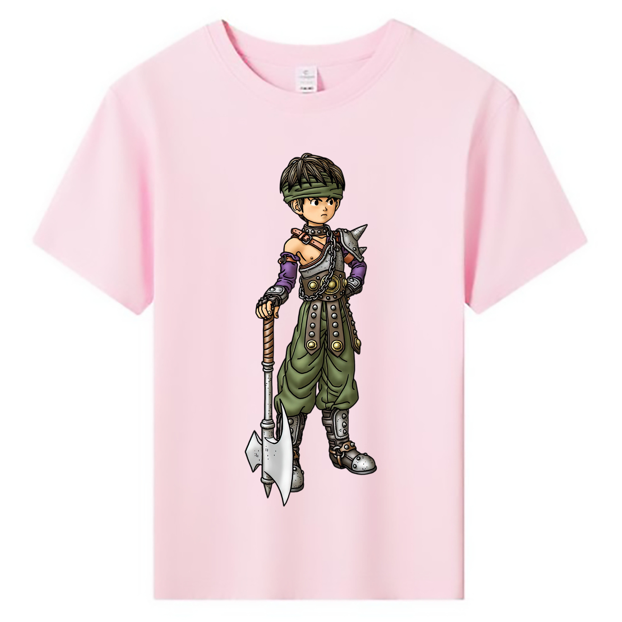 （画像用） ドラゴンクエスト Doragon Kuesuto Dragon Quest 綿100％キッズTシャツ（フロントプリント）