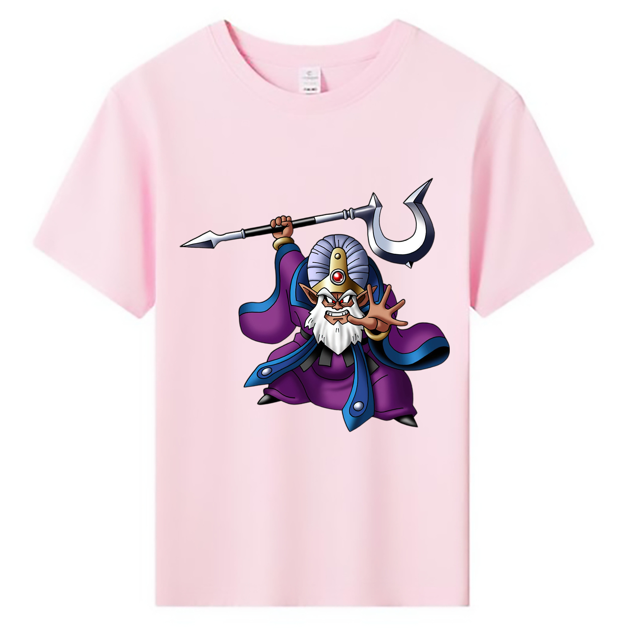 （画像用） ドラゴンクエスト Doragon Kuesuto Dragon Quest 綿100％キッズTシャツ（フロントプリント）