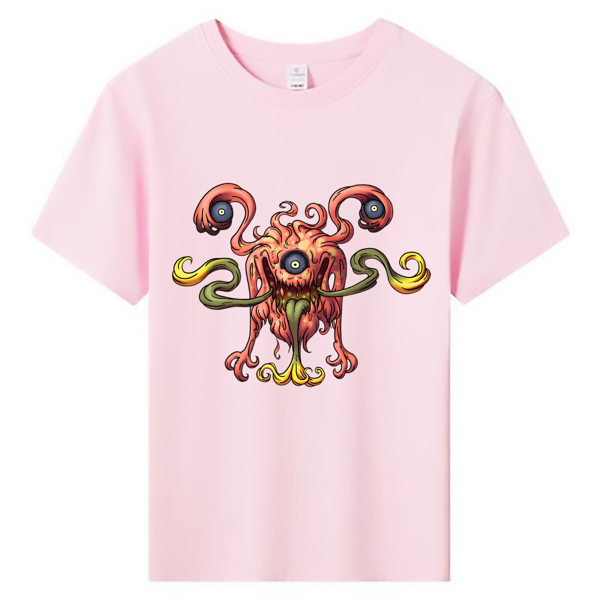 （画像用） ドラゴンクエスト Doragon Kuesuto Dragon Quest 綿100％キッズTシャツ（フロントプリント）