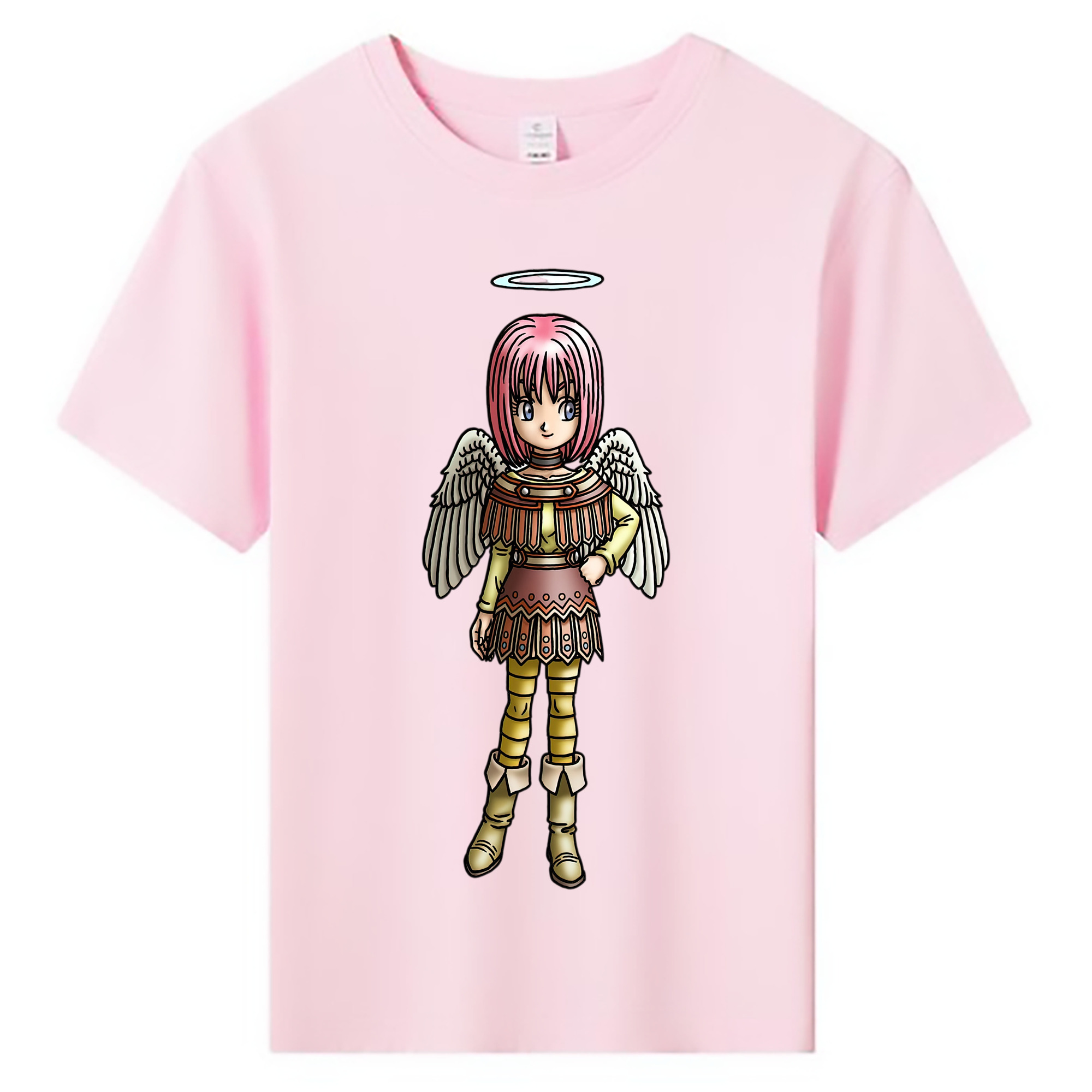 （画像用） ドラゴンクエスト Doragon Kuesuto Dragon Quest 綿100％キッズTシャツ（フロントプリント）