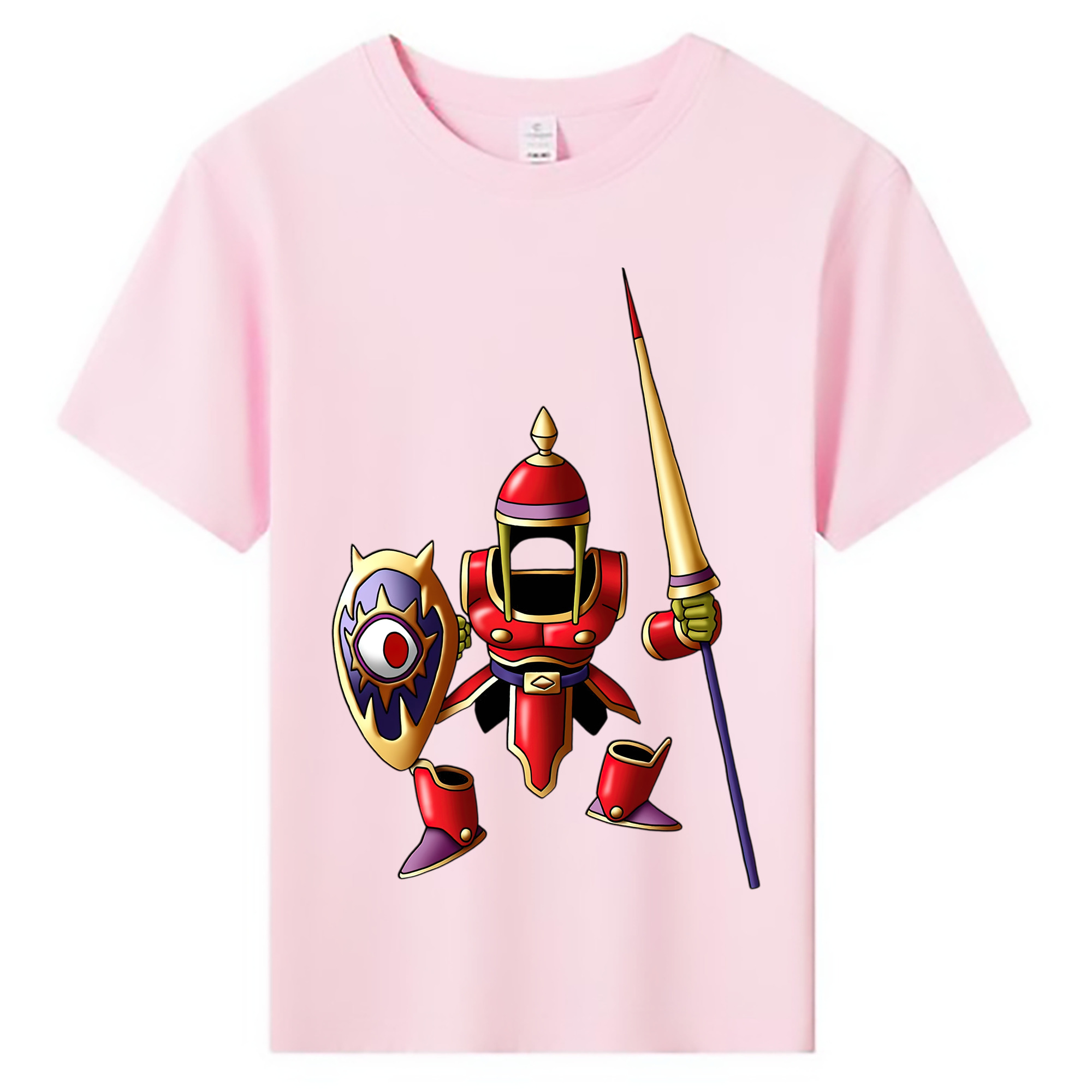（画像用） ドラゴンクエスト Doragon Kuesuto Dragon Quest 綿100％キッズTシャツ（フロントプリント）