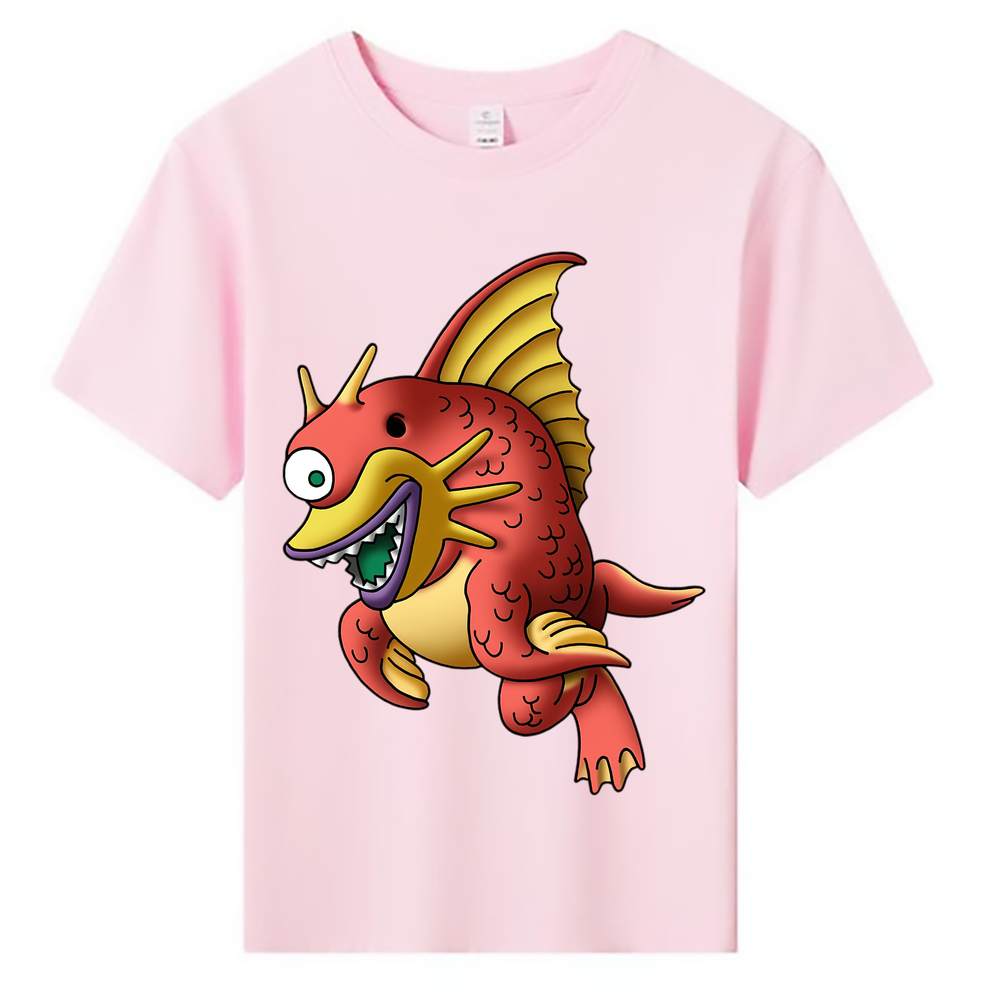 （画像用） ドラゴンクエスト Doragon Kuesuto Dragon Quest 綿100％キッズTシャツ（フロントプリント）