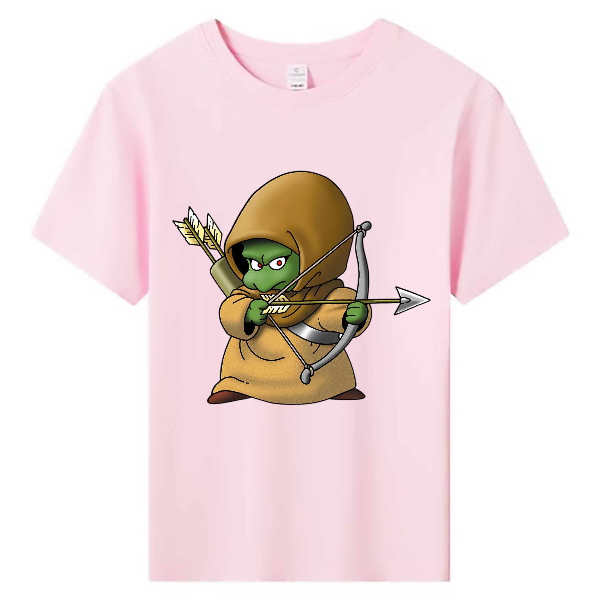 （画像用） ドラゴンクエスト Doragon Kuesuto Dragon Quest 綿100％キッズTシャツ（フロントプリント）