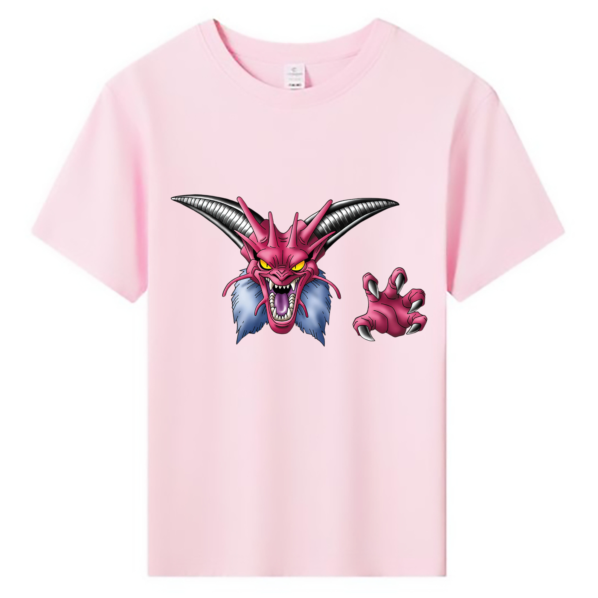 （画像用） ドラゴンクエスト Doragon Kuesuto Dragon Quest 綿100％キッズTシャツ（フロントプリント）